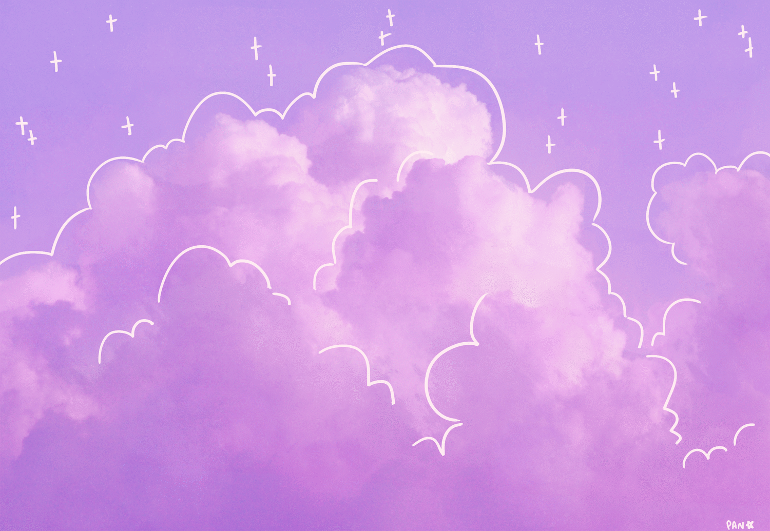 1500x1035 Sempai ─ ❤. Cute wallpaper background, Pink clouds wallpaper, Pastel clouds