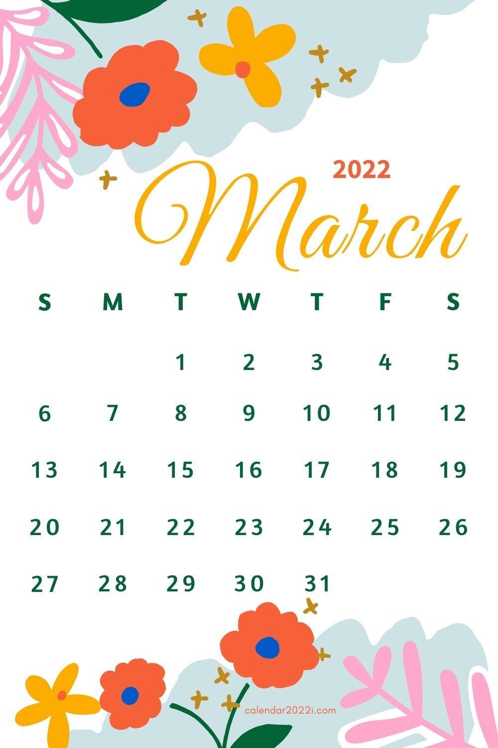 March 2022 Calendar Wallpapers - Top Free March 2022 Calendar ...