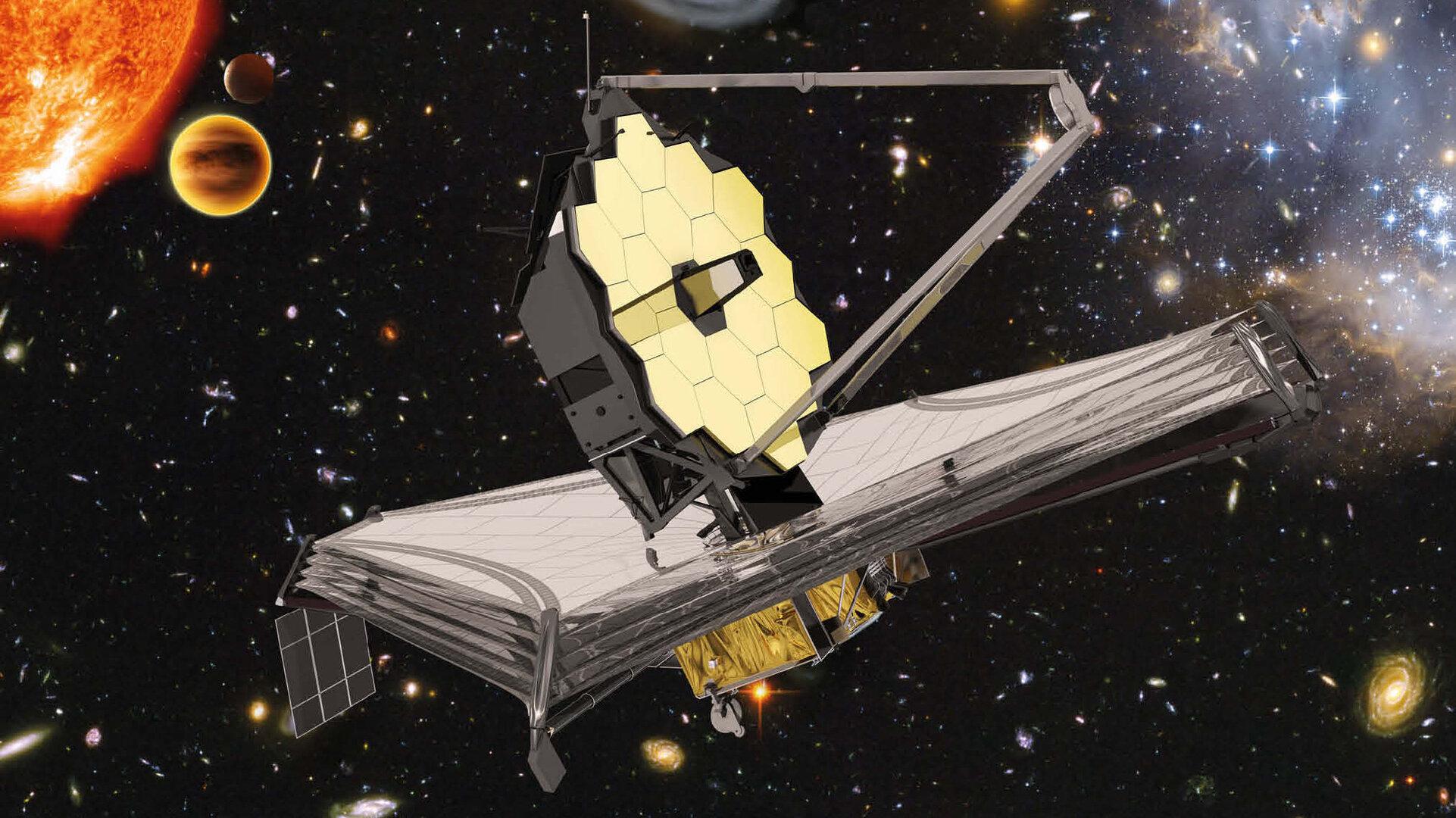 1922x1080 ESA launch date for James Webb Space Telescope