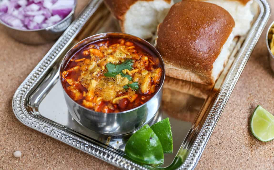 1150x713 Usal Pav. Spicy Misal Pav Kolhapuri Style