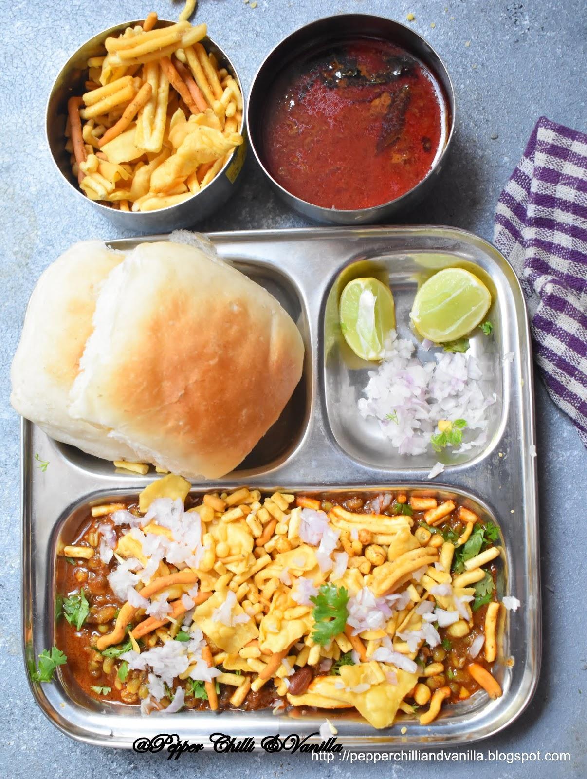1206x1600 Misal Pav Recipe /Misal Pav using Goda Masala. Pepper, Chilli and Vanilla