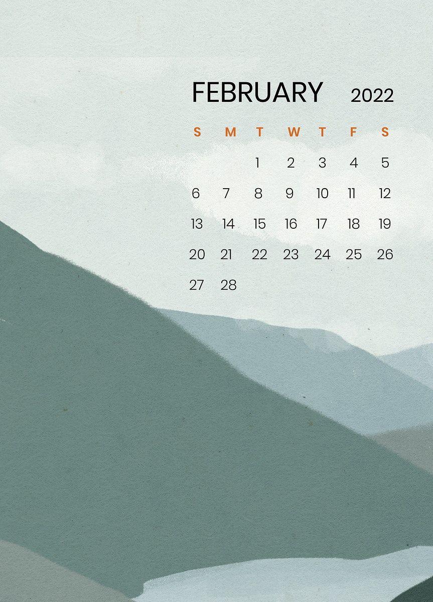 863x1200 Download premium psd / image of Mountain December monthly calendar iPhone wallpaper psd by Hein about cale. February wallpaper, February calendar, Calendar quotes