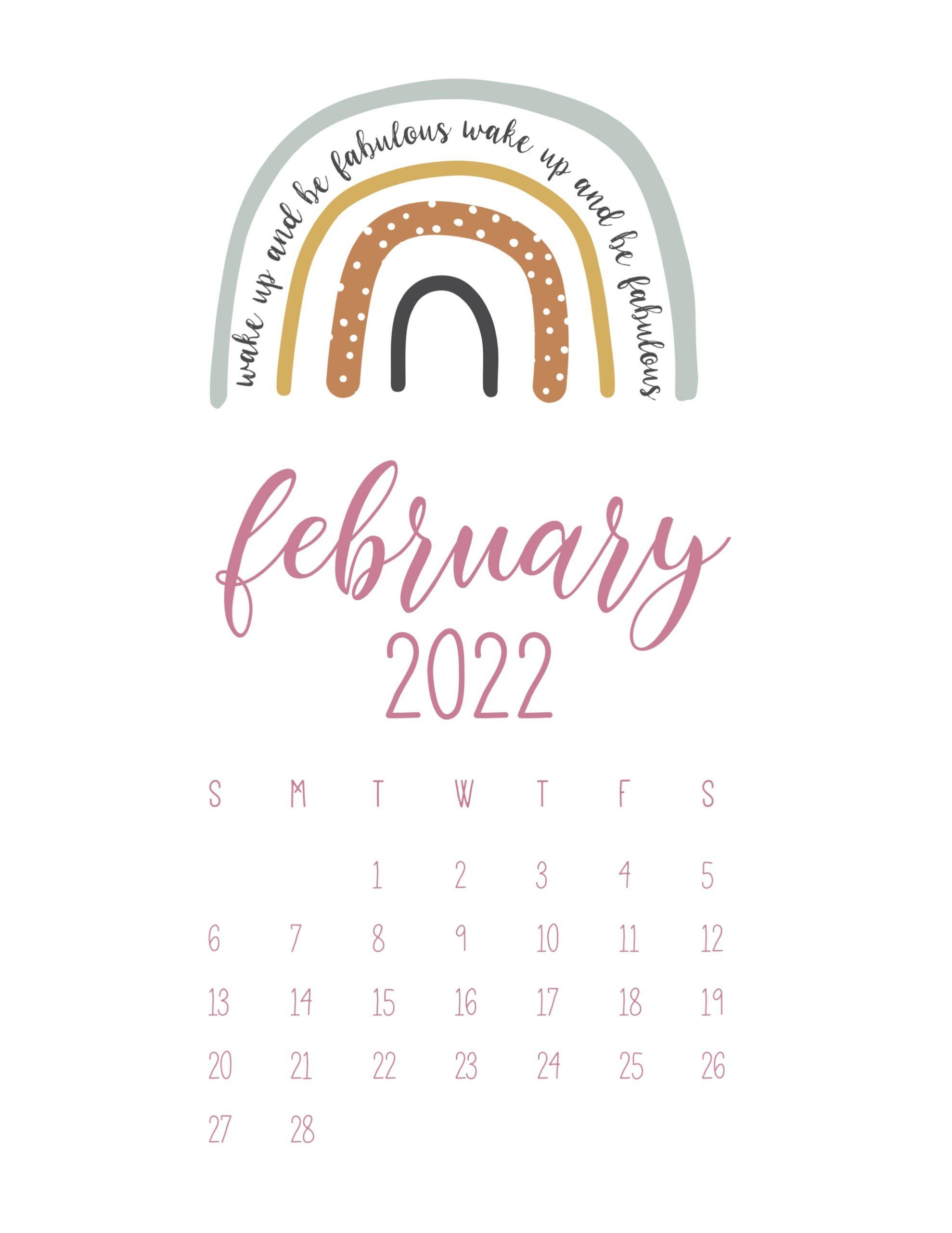 1978x2560 Free Cute Printable Calendar 2022