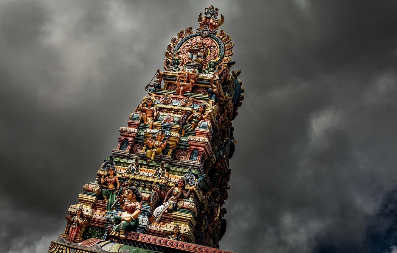 1332x850 Wallpaper Temple, Mauritius, Mauritius, Saint Antoine, Riviere Du Rempart, Hindu Temple Image For Desktop, Section разное