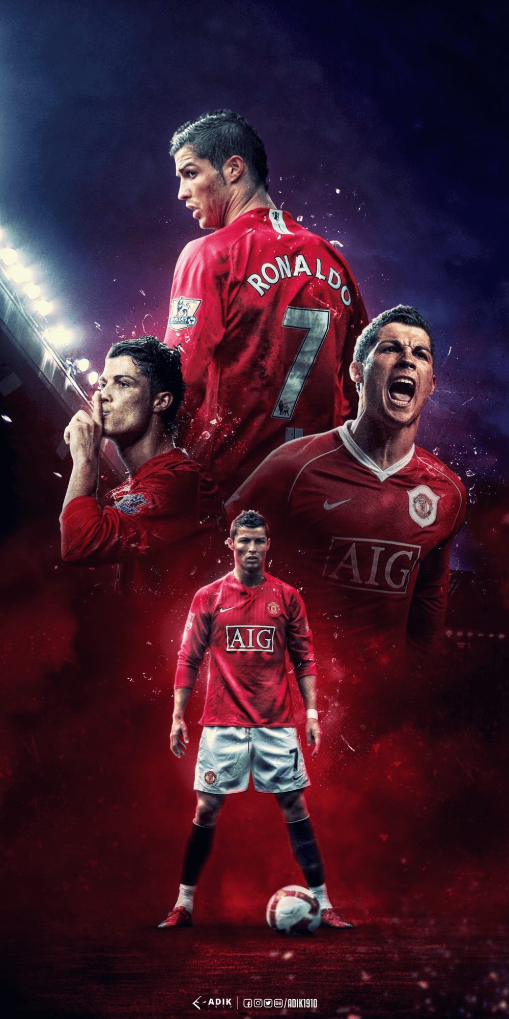 1000x2000 Cristiano Ronaldo Manchester United 2021 Wallpaper FREE Picture