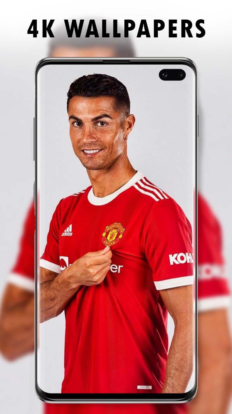 794x1417 Cristiano Ronaldo Manchester United Wallpaper APK برای دانلود اندروید
