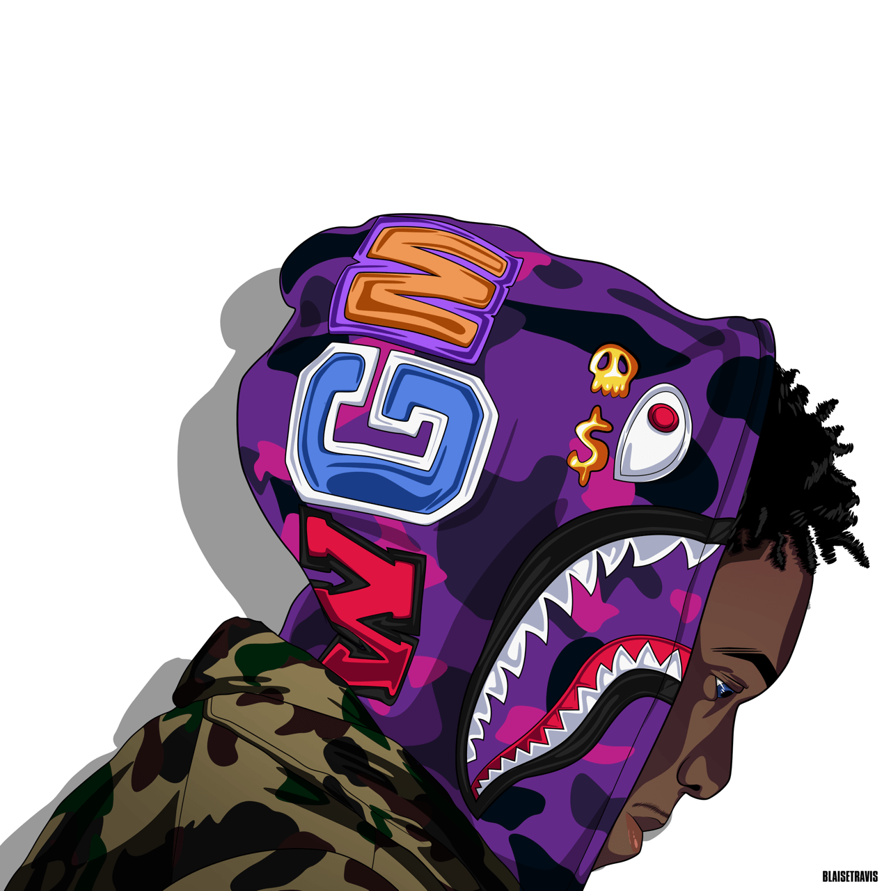 1280x1280 Cartoon Singers Wallpaper