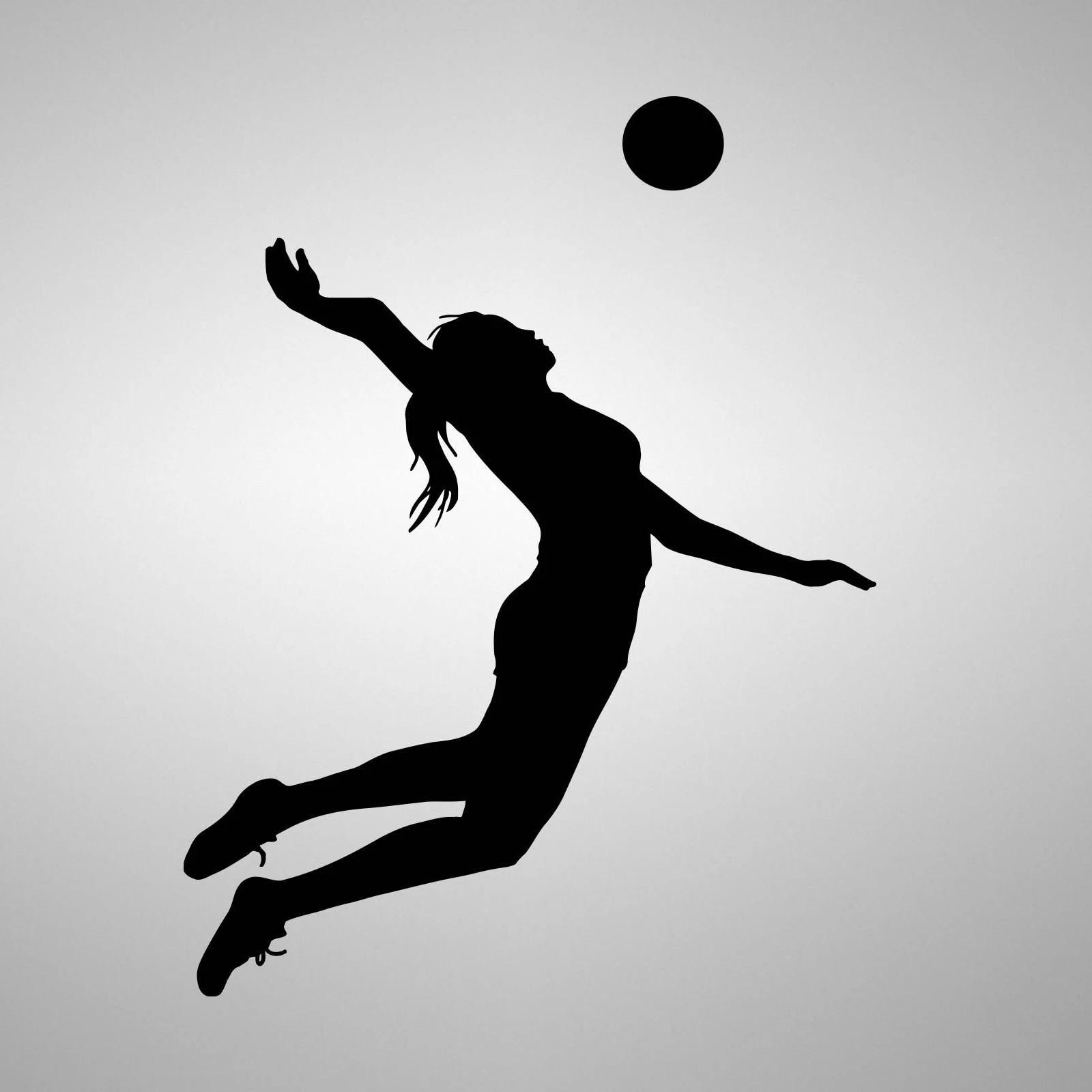 1600x1600 Volleyball Wall Decal Sticker Bedroom Wallpaper Ball Sports Murals Stickers Boy Girl Teenager Kids Room Decoration Posters A387. Wall Stickers
