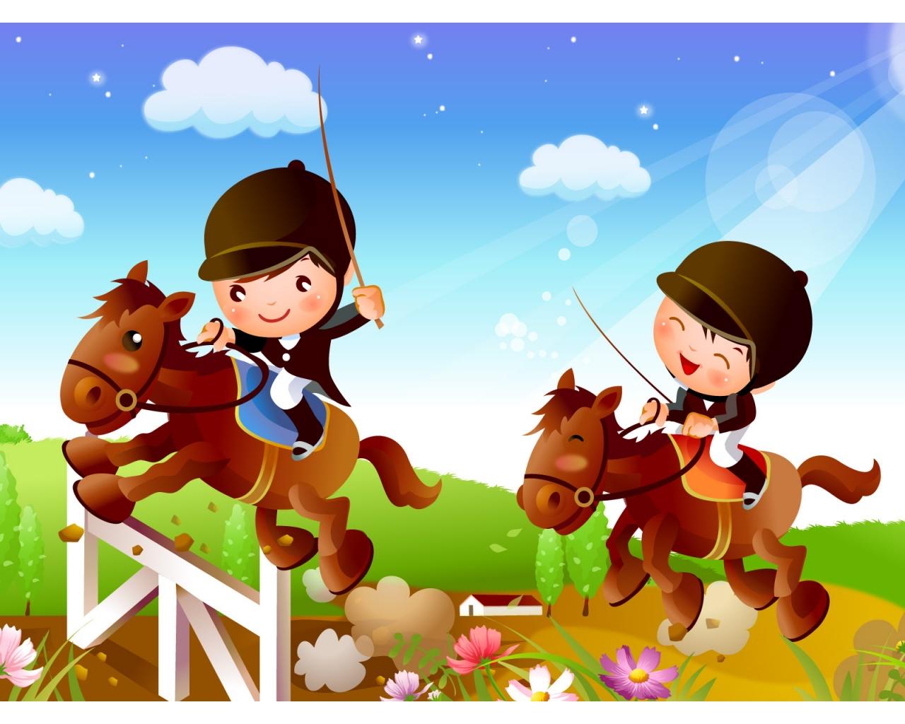 1280x1024 Kids Sports Wallpaper