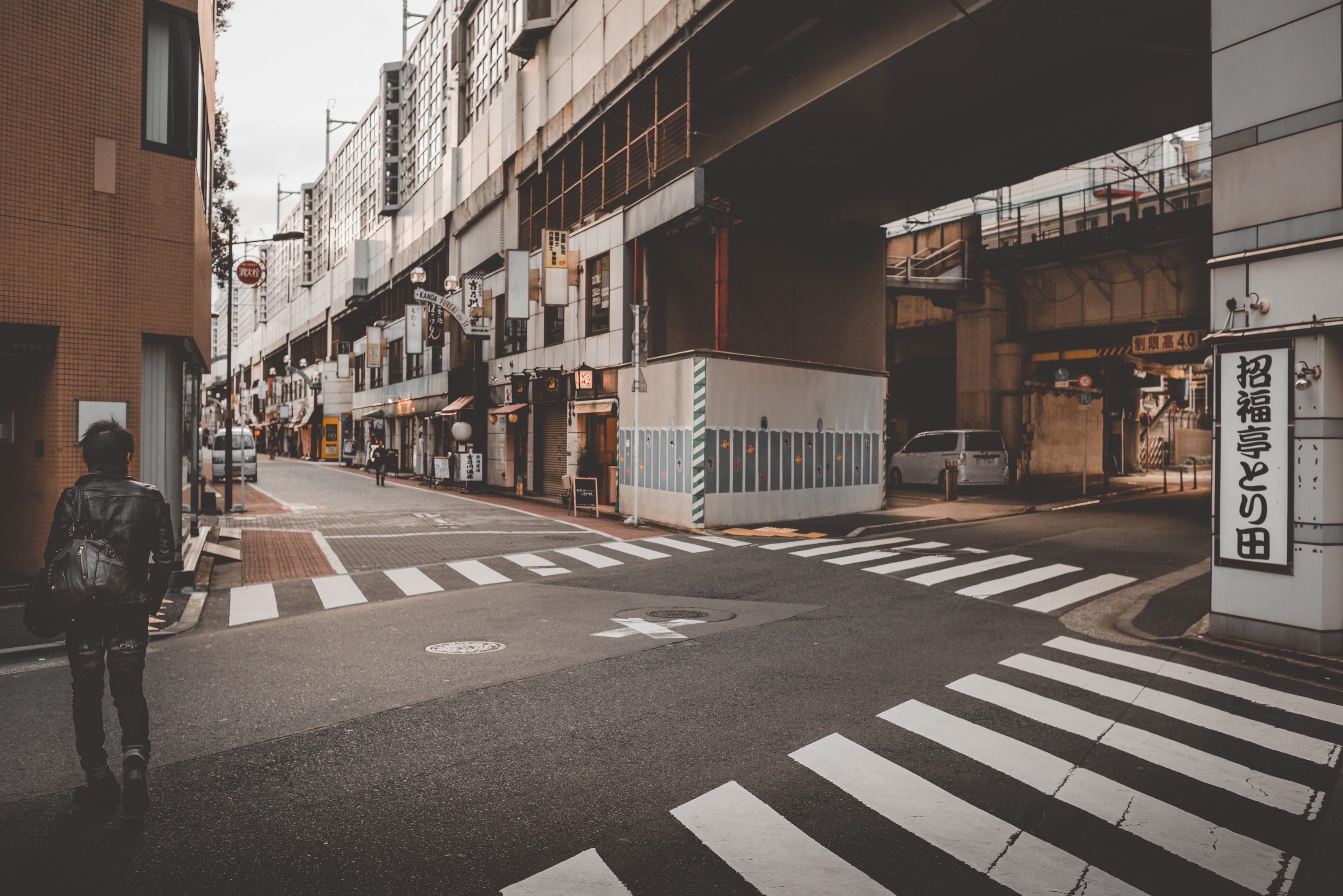 3200x2136 Japan, photography, crosswalk, pedestrian HD Wallpaper