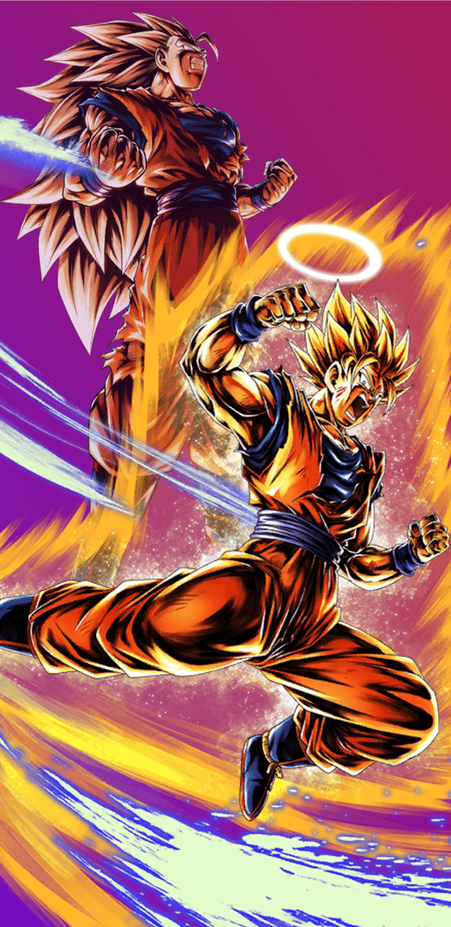 640x1314 SSJ2 Goku phone wallpaper