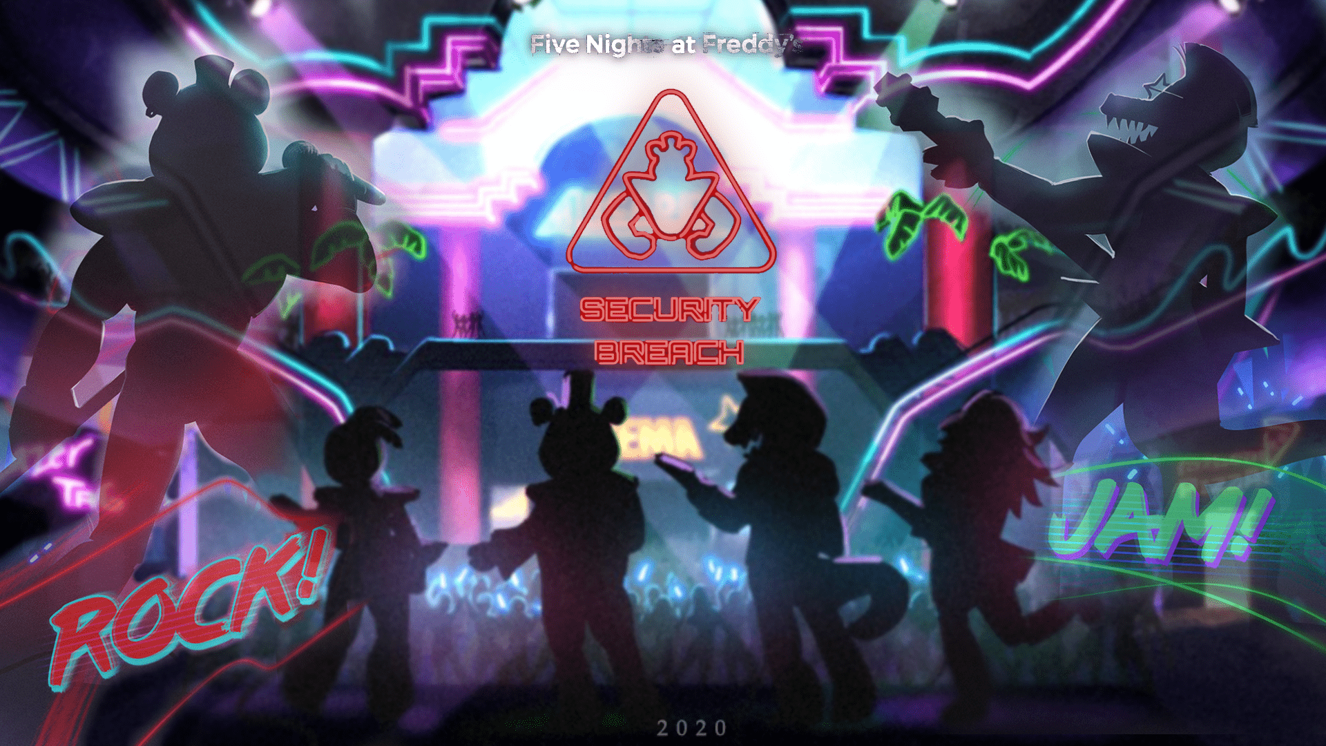 1920x1080 FNAF Security Breach Wallpaper