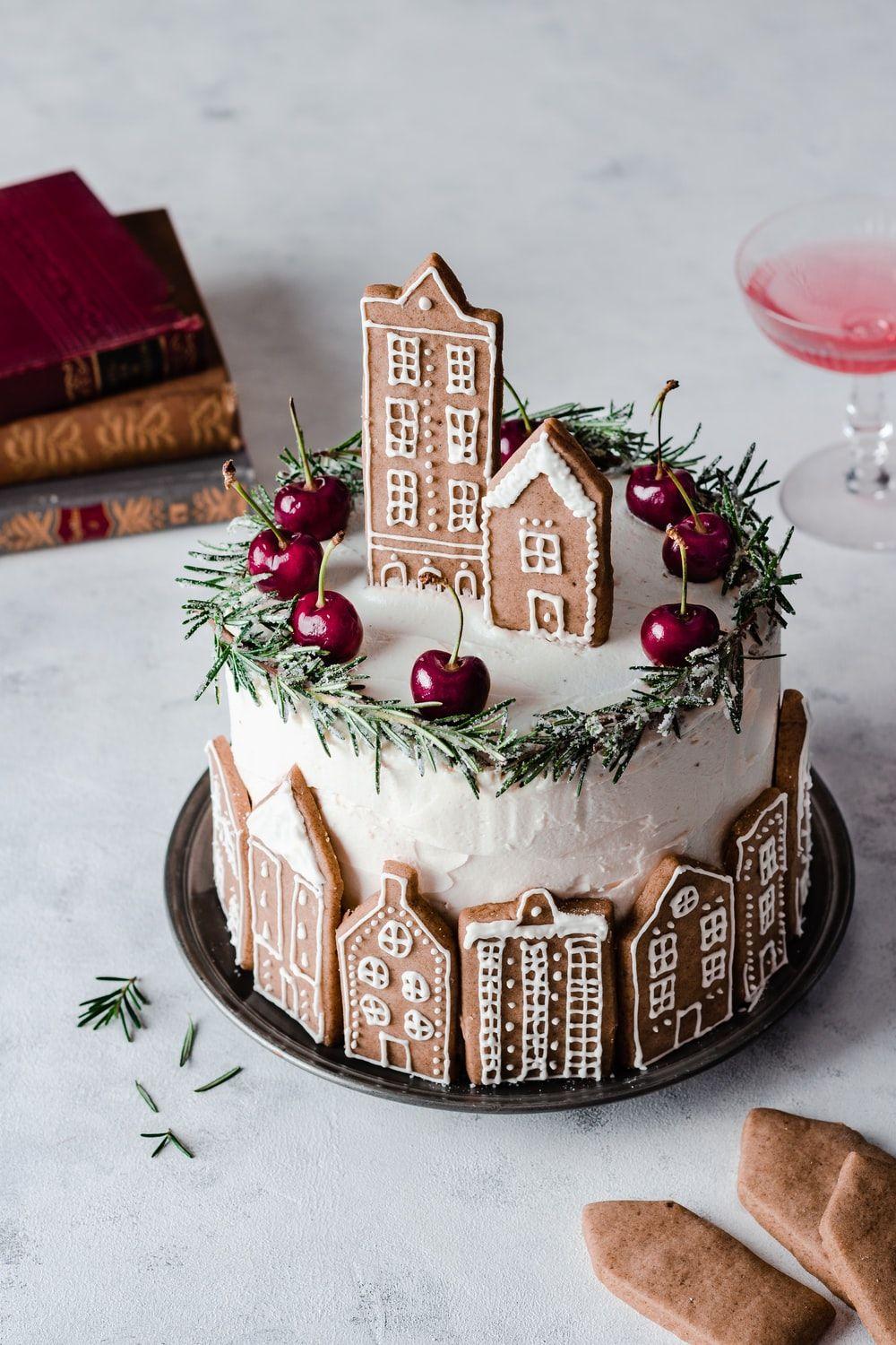 1000x1500 Christmas Cake Wallpaper