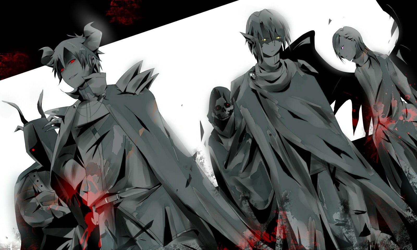 1600x960 Anime Hataraku Maou Sama! Ashiya Shirou Maou Sadao Hanzou Urushihara P # Wallpaper #hdwallpaper #desktop. Hataraku Maou Sama, Anime Romance, Anime