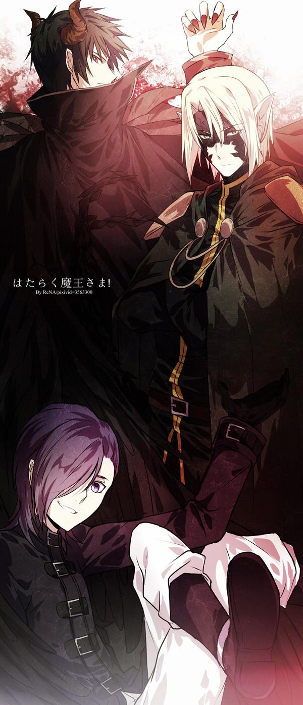 600x1395 Hataraku Maou Sama! Anime Image Board