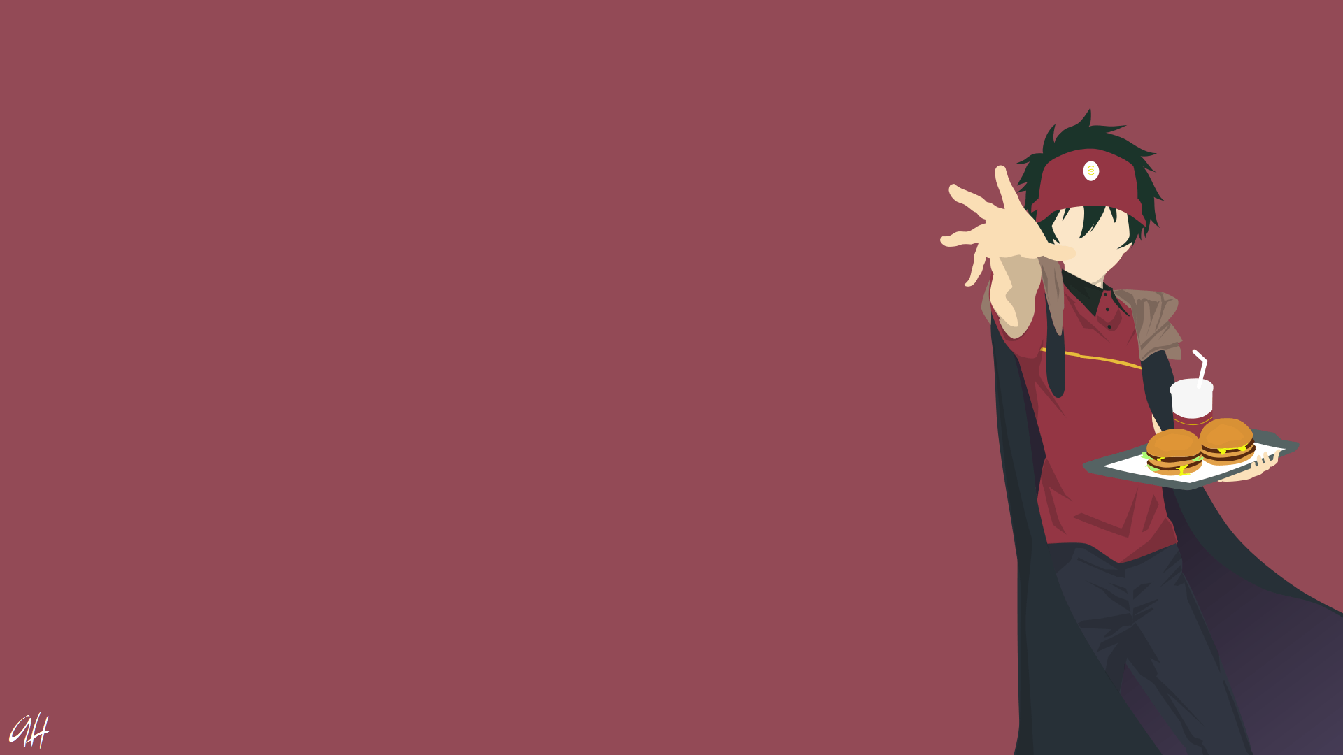 1920x1080 Maou Sadao from The Devil is A Part- Timer HD Wallpaper