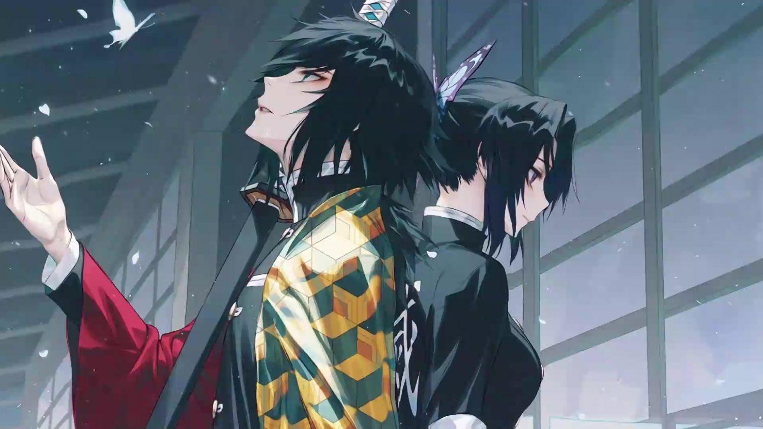 1500x844 Giyu X Shinobu Kimetsu No Yaiba Live Wallpaper