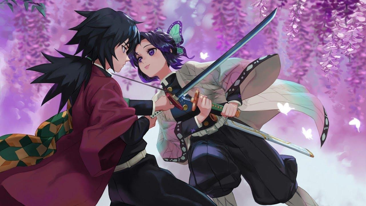 1280x720 Giyuu Tomioka X Kochou Shinobu