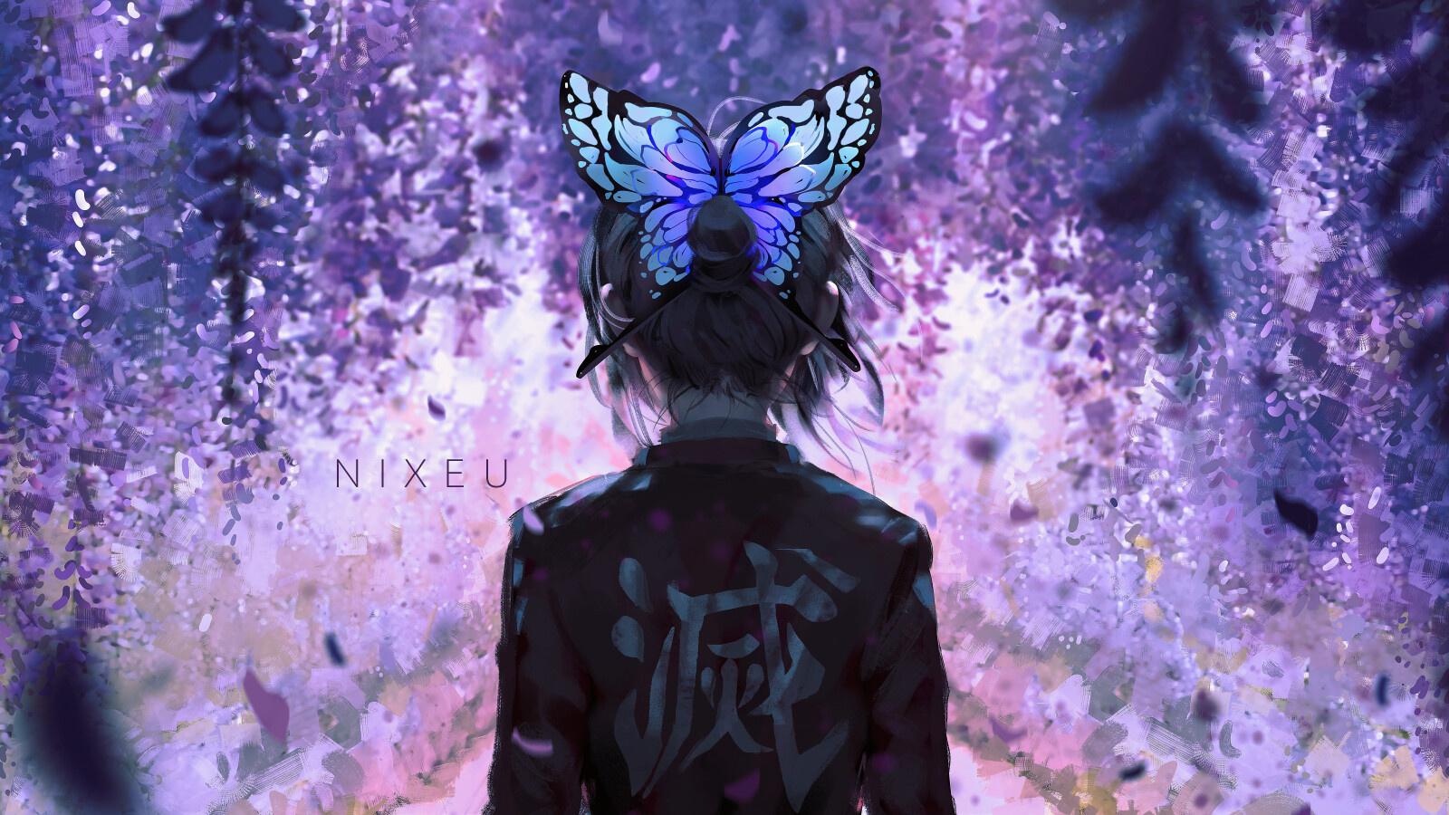 1600x900 Kochou Shinobu no Yaiba Anime Image Board