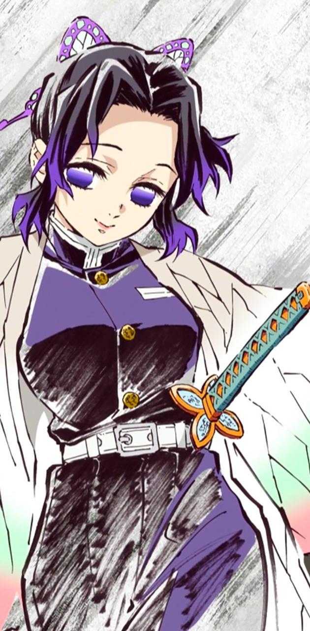 630x1280 Shinobu Kocho wallpaper