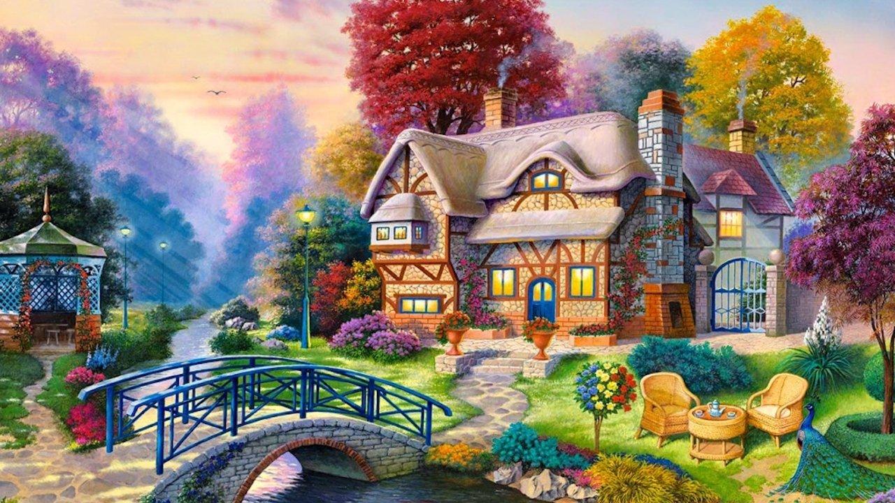 1280x720 Surrealism Art HD Desktop Wallpaper Widescreen Tablet Screen Home Screen Wallpaper HD Nature