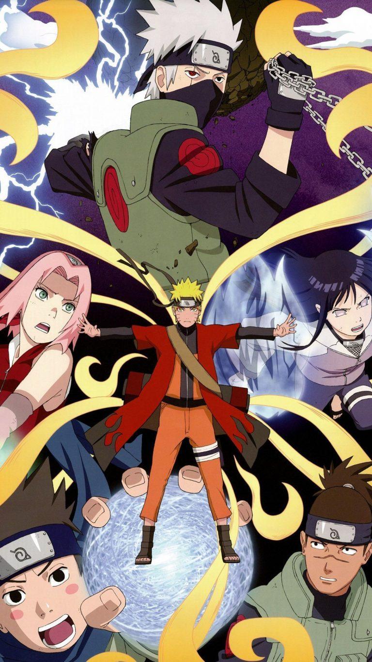 768x1365 Naruto Team Android Wallpaper HD Wallpaper