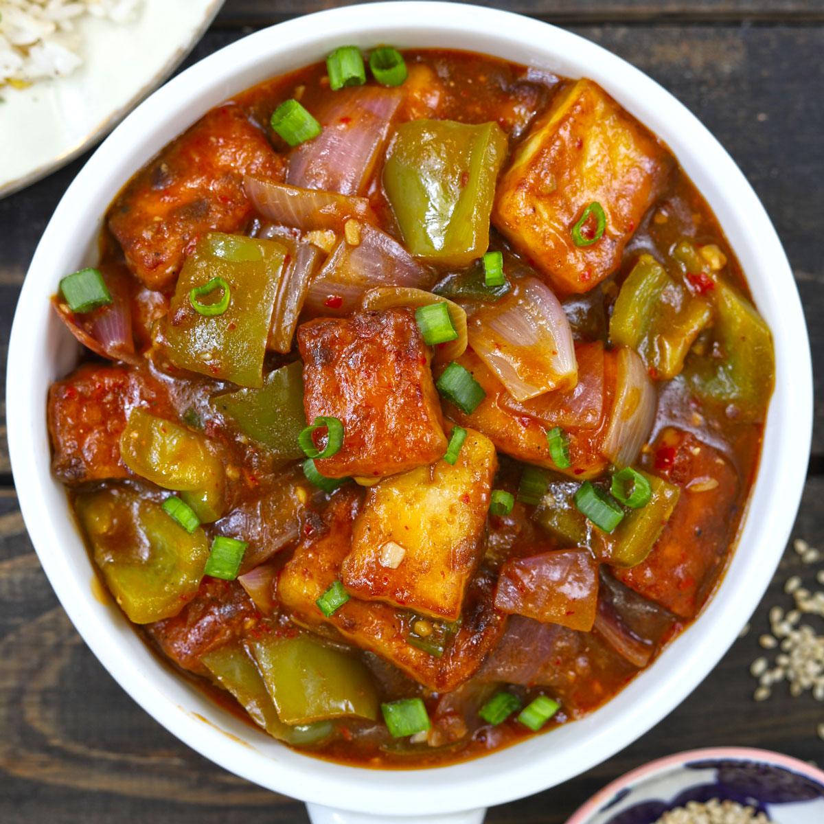 1200x1200 Chilli Paneer Recipe (Homemade Chilli Sauce) Food Frolic