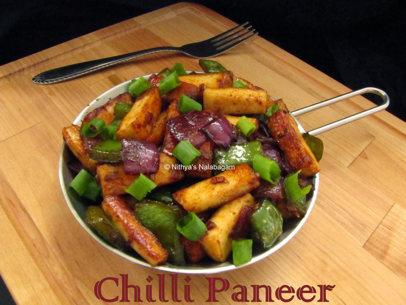 1600x1200 Nithya's Nalabagam : Chilli Paneer. Step