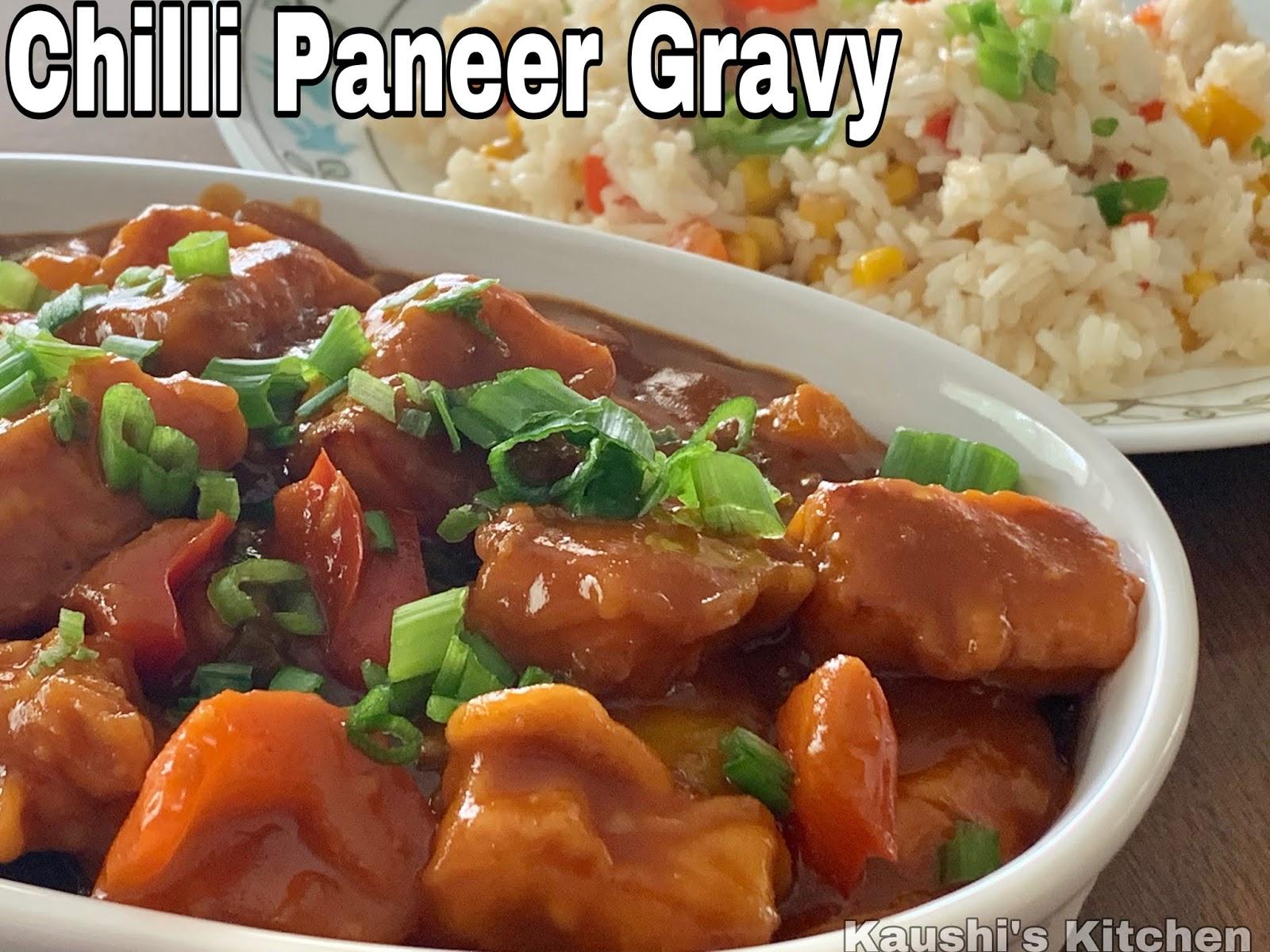 1600x1200 Chilli Paneer. Restaurant Style Chilli Paneer Gravy. Chilli Paneer Gravy