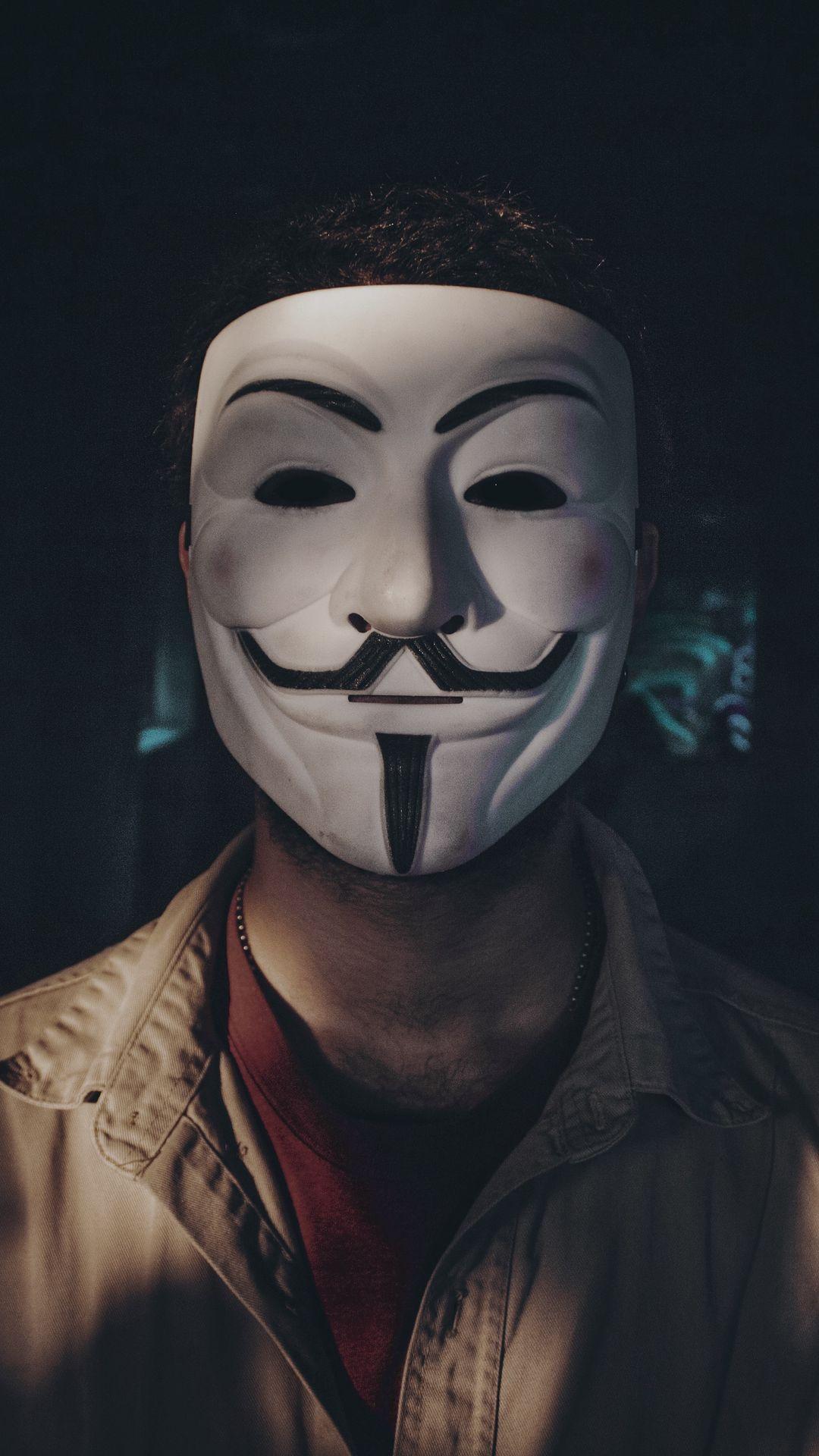 1080x1920 Best Anoynumus Mask iPhone Wallpaper