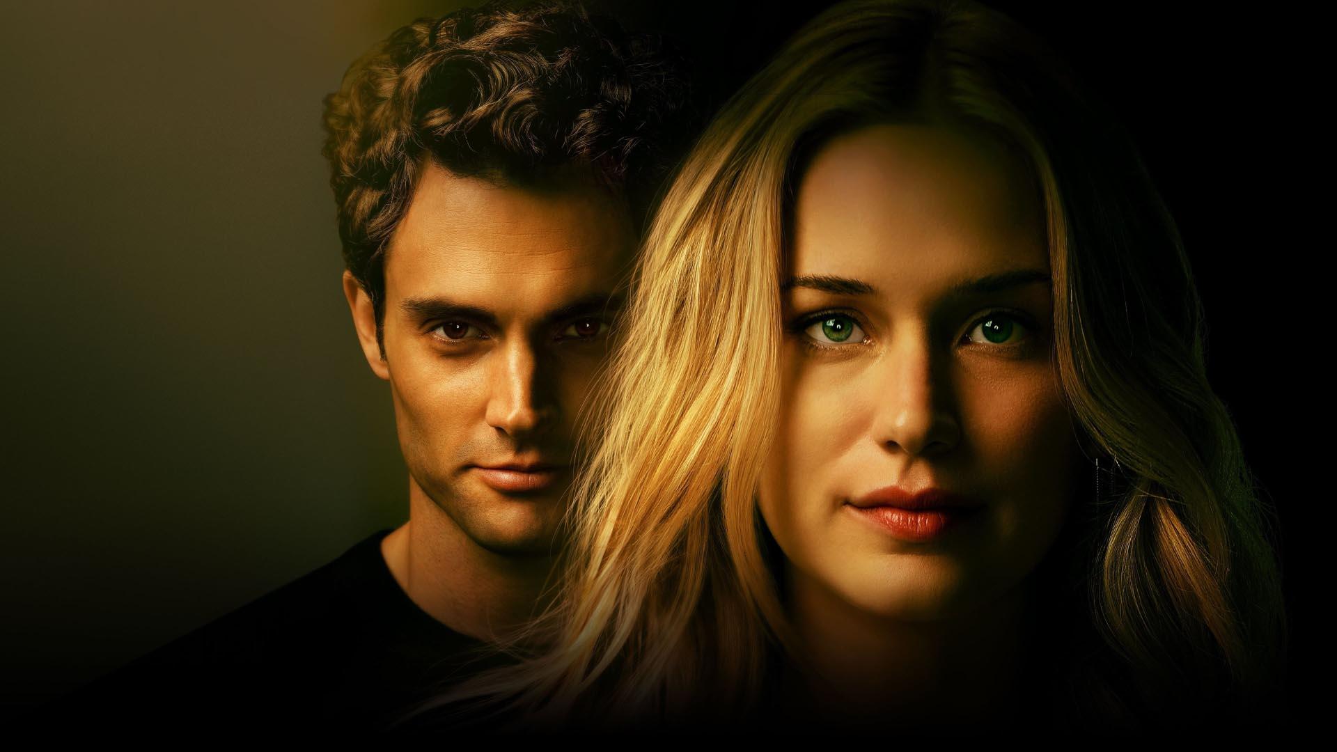 1920x1080 Penn Badgley Victoria Pedretti HD YOU Wallpaper