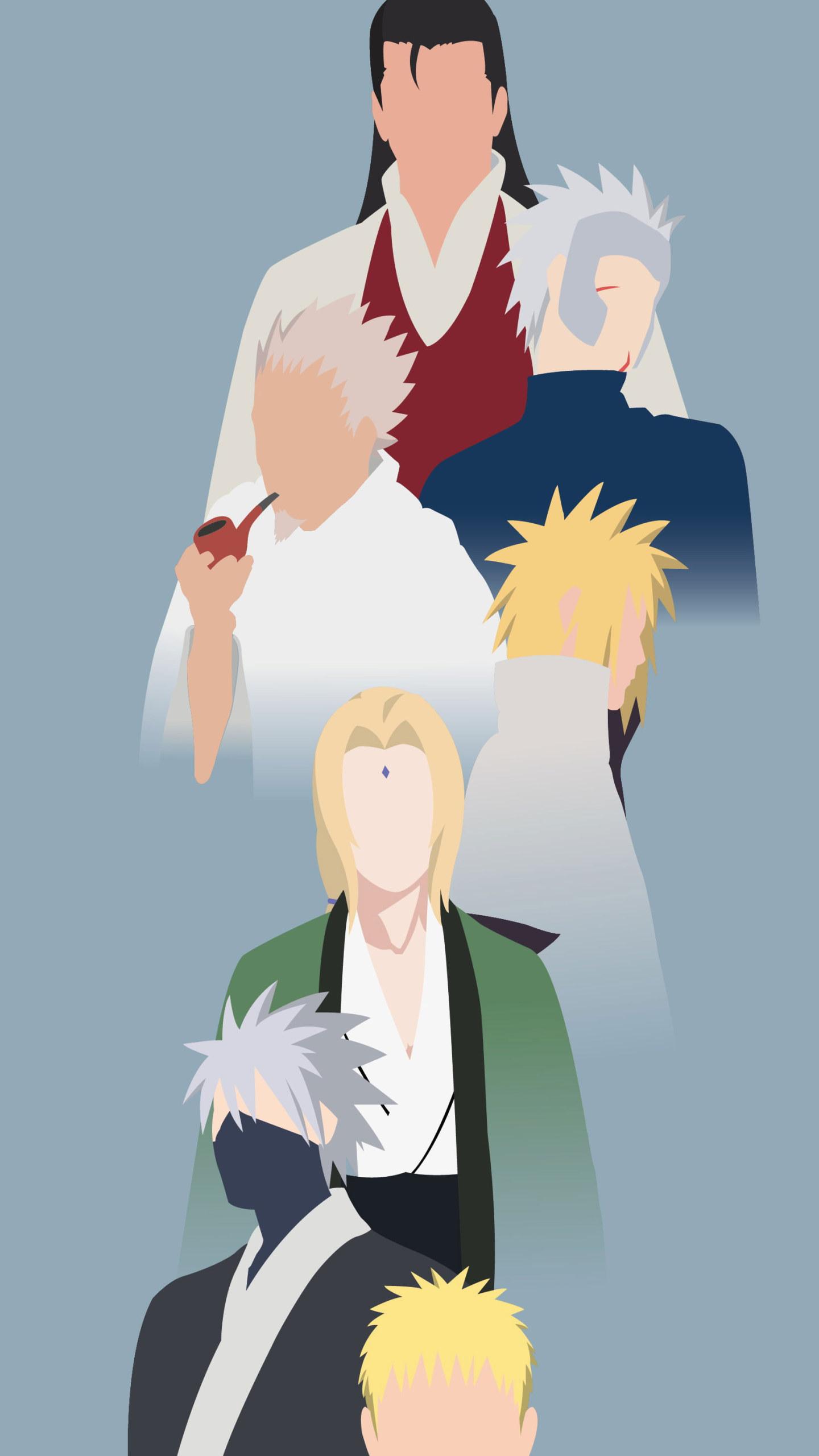 1440x2560 Wallpaper Anime, Naruto, Hashirama Senju, Hiruzen • Wallpaper For You HD Wallpaper For Desktop & Mobile