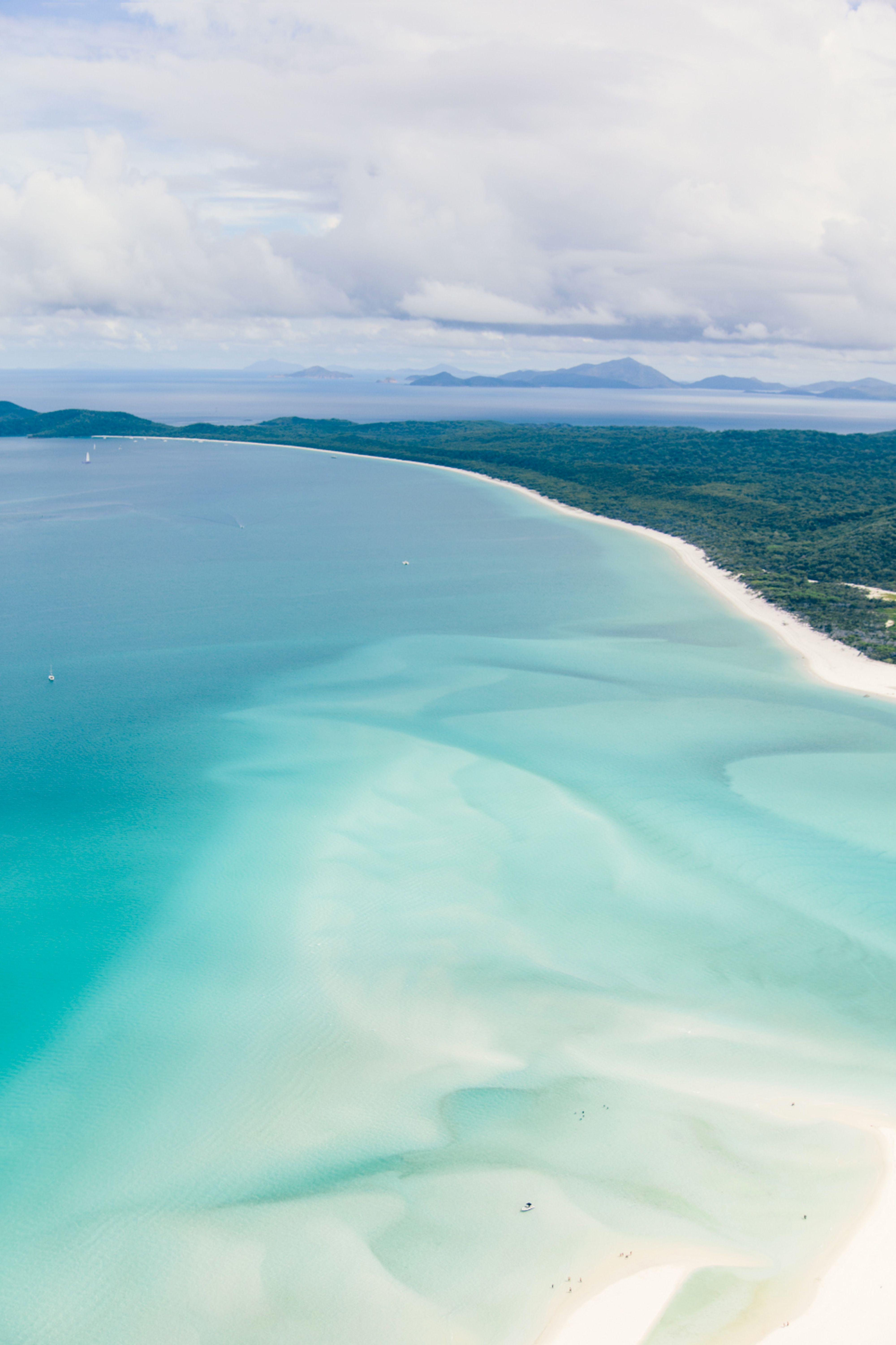 4000x6000 Whitsunday Island Triptych. Gray Malin Fine Art Photography