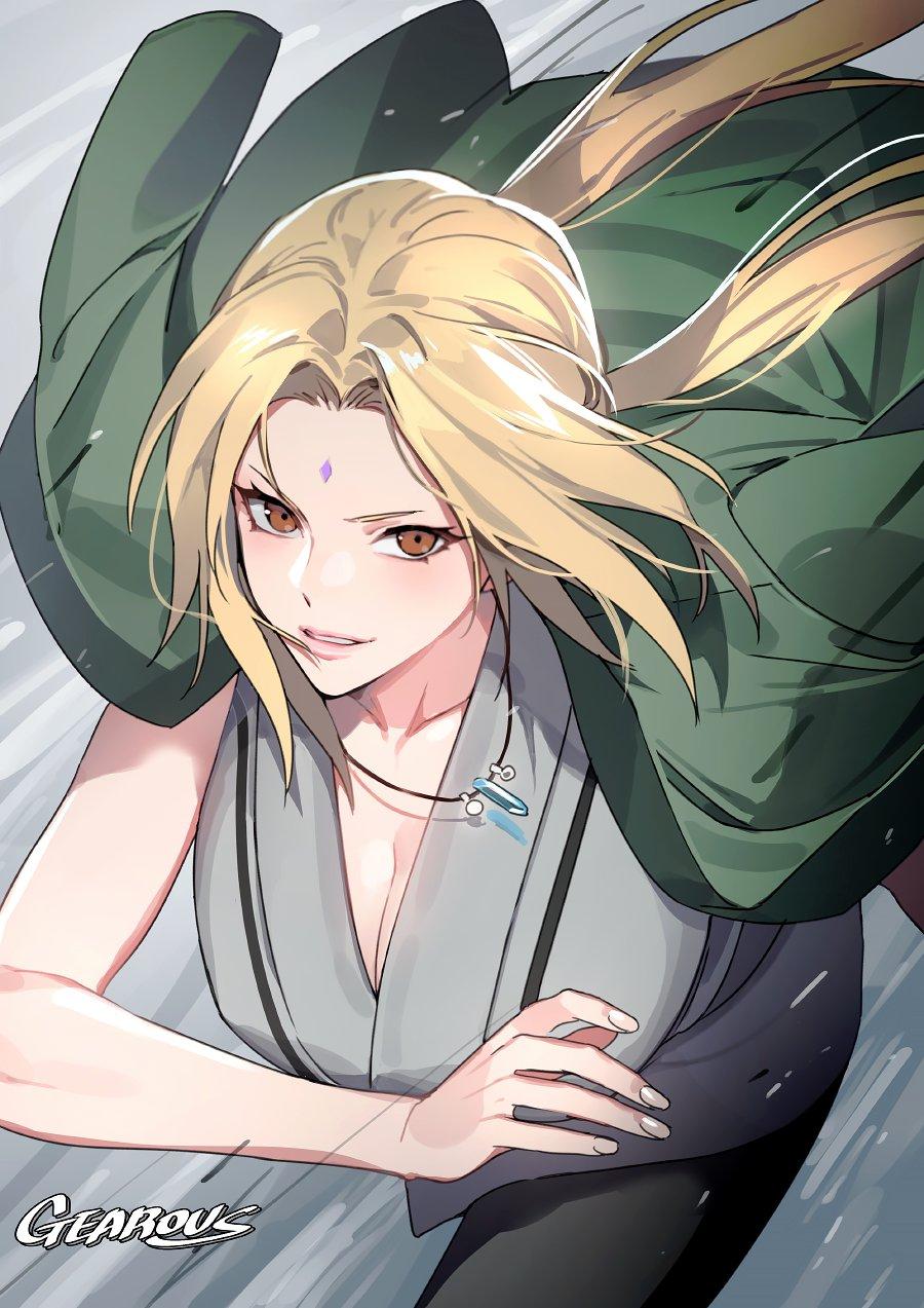 900x1273 tsunade (naruto and 1 more) drawn