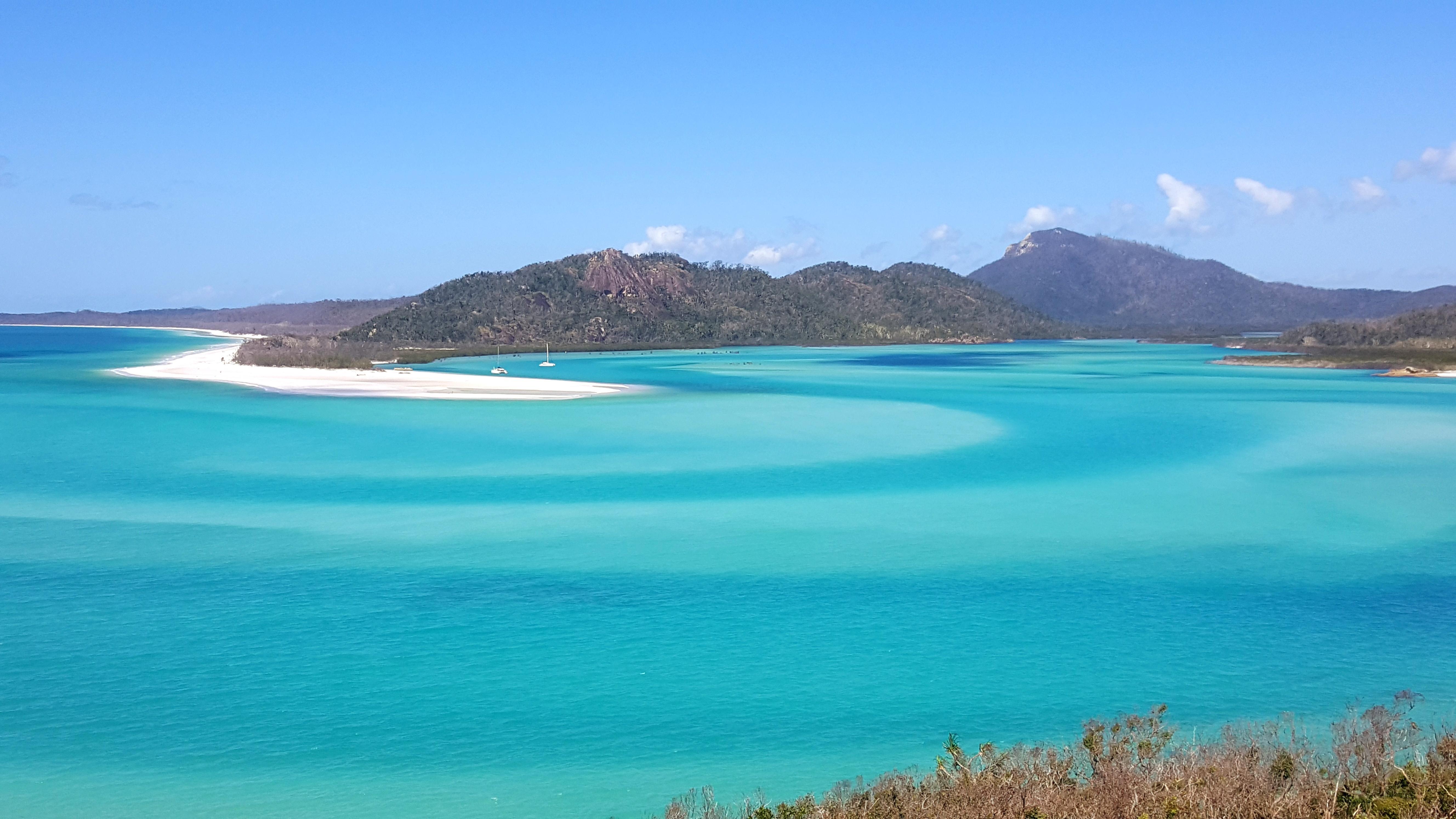 5312x2988 Whitehaven beach on Whitsunday island was looking very pretty today [OC] [5312 x 2988]
