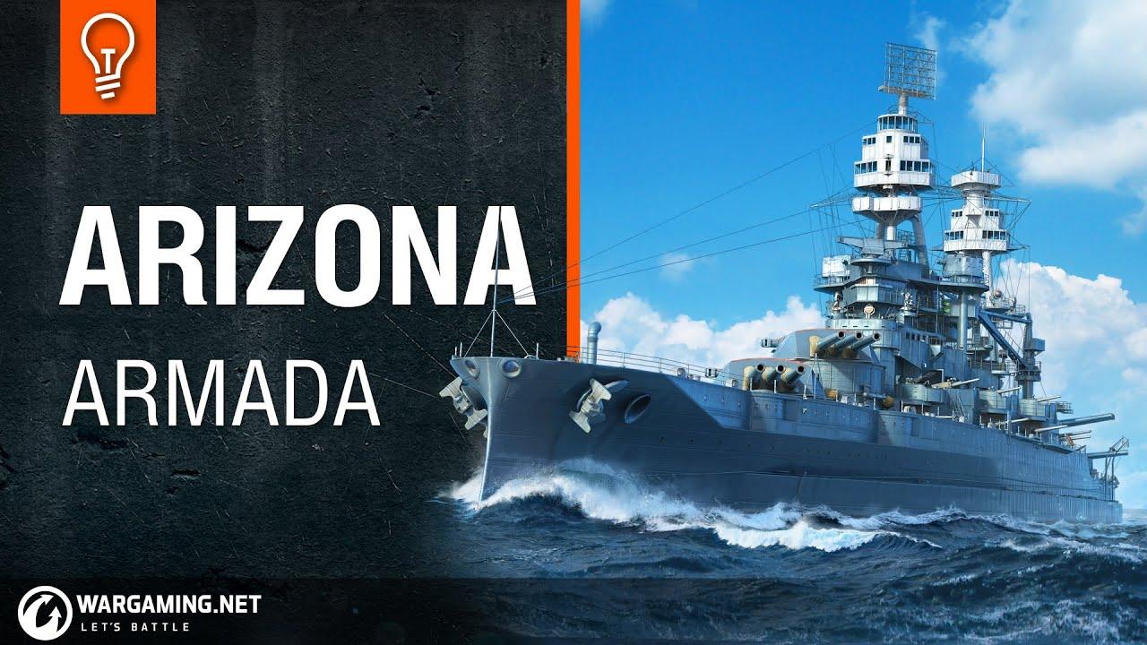 1280x720 Premium Shop USS Arizona. World of Warships