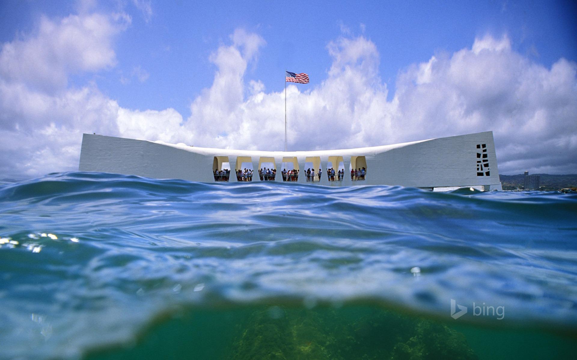 1920x1200 USS Arizona Memorial Pearl Harbor 2016 Bing Desktop Wallpaper