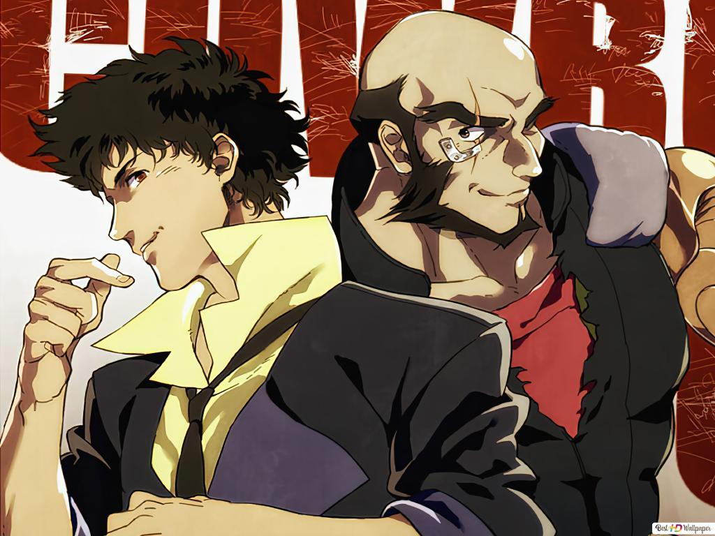 1024x768 Cowboy Bebop Spiegel & Jet Black HD fond d'écran télécharger fonds d'écran