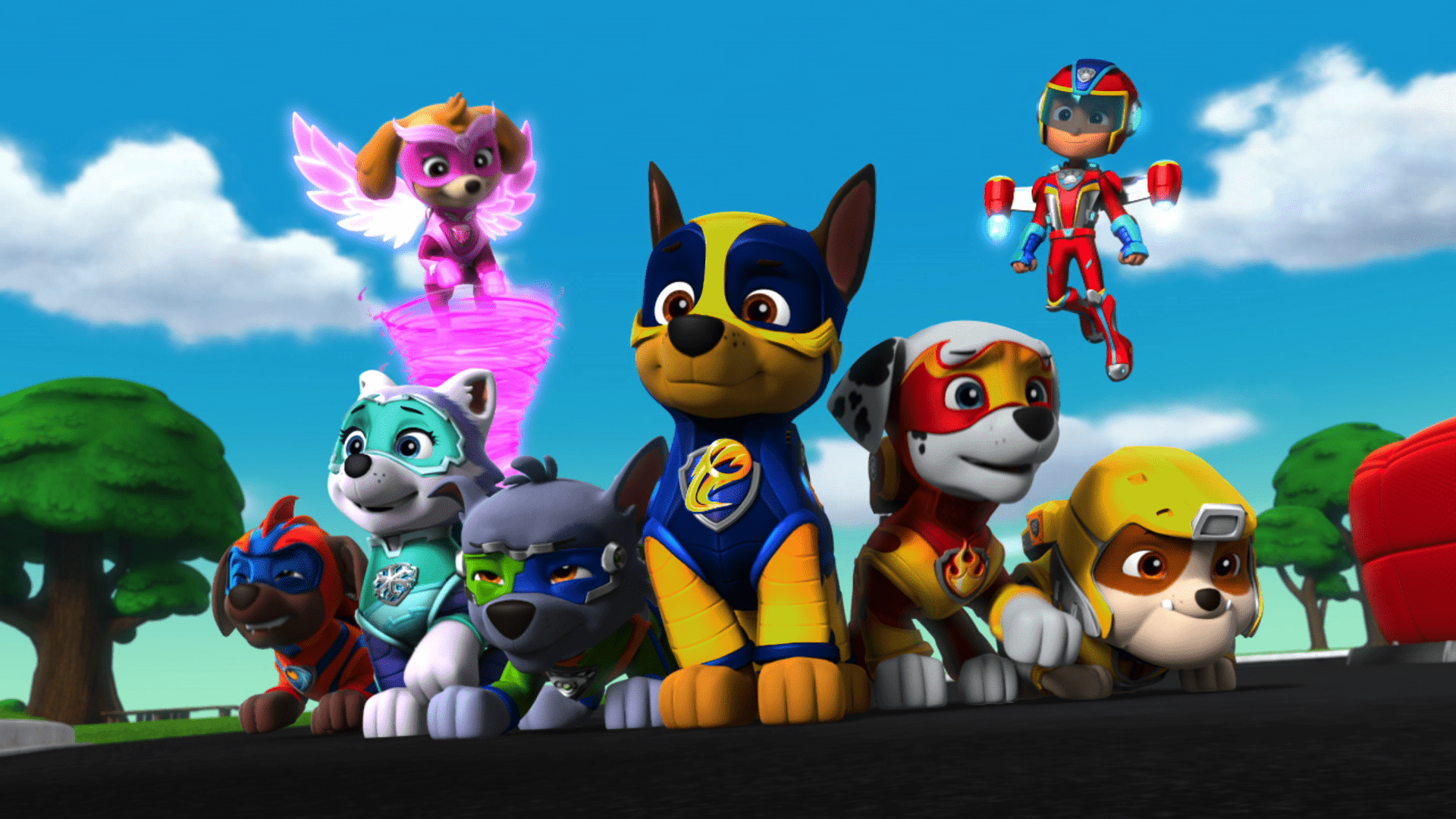 Paw Patrol Mighty Pups Wallpapers - Top Free Paw Patrol Mighty Pups ...