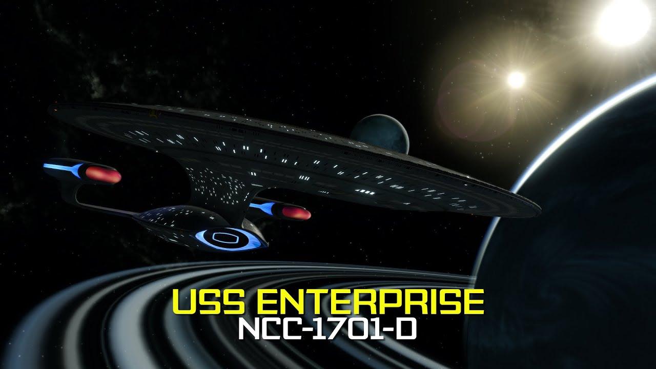 1280x720 Star Trek. USS Enterprise. NCC 1701 D