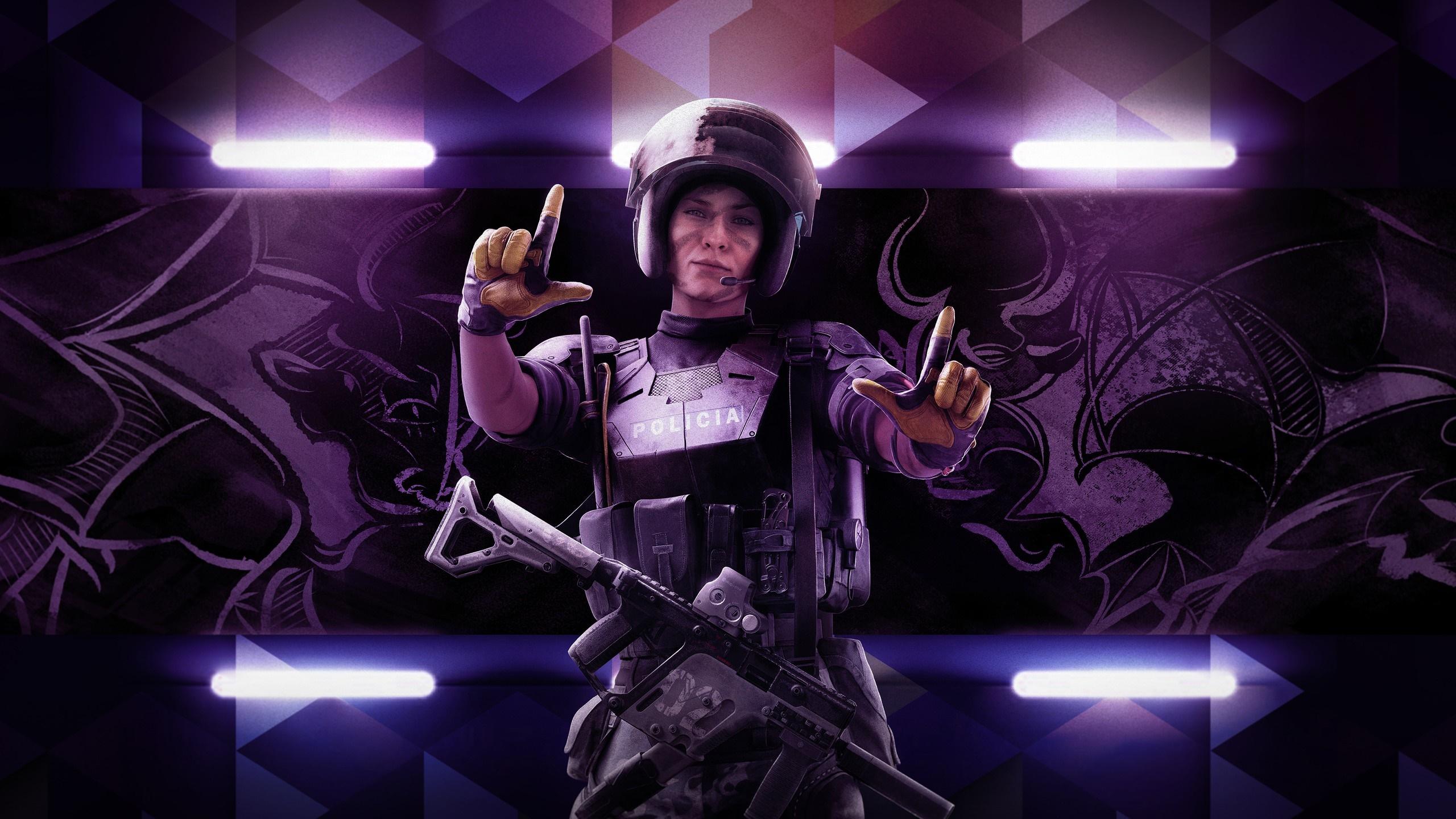 2560x1440 Rainbow Six Siege, special forces, military, DLC, PC gaming, Ubisoft, Spanish, ibiza, midnight, darkness, screenshot, computer wallpaper, musical theatre HD Wallpaper