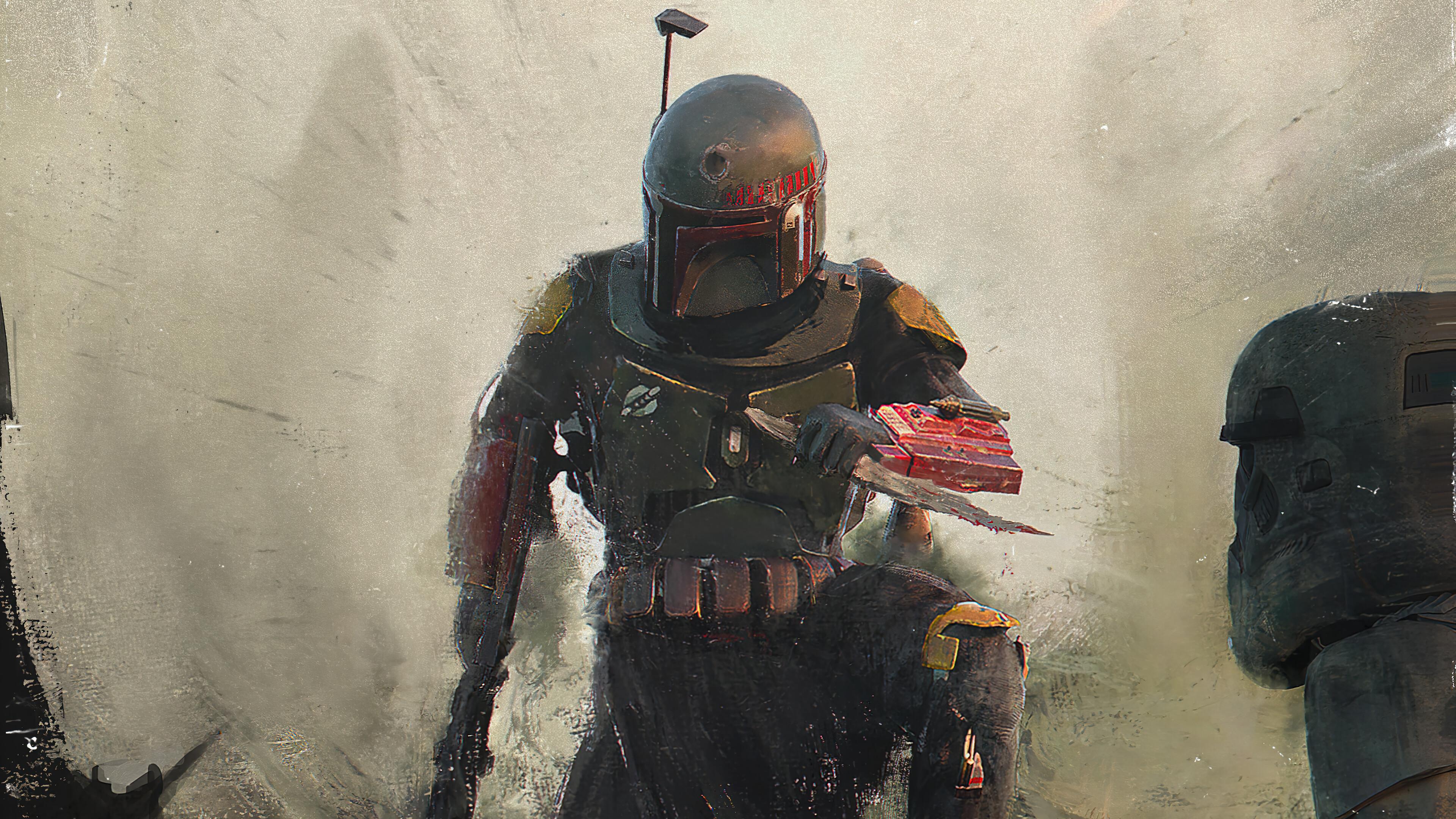 3840x2160 wallpaper, boba fett, star wars, the mandalorian, 4k, HD HD Wallpaper