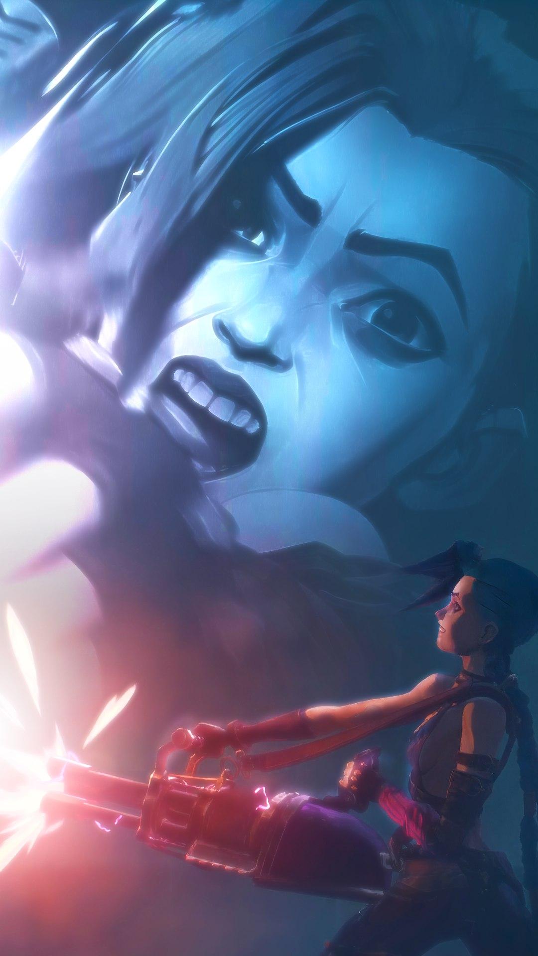 1080x1920 Netflix Arcane Phone Wallpaper League Of Legends