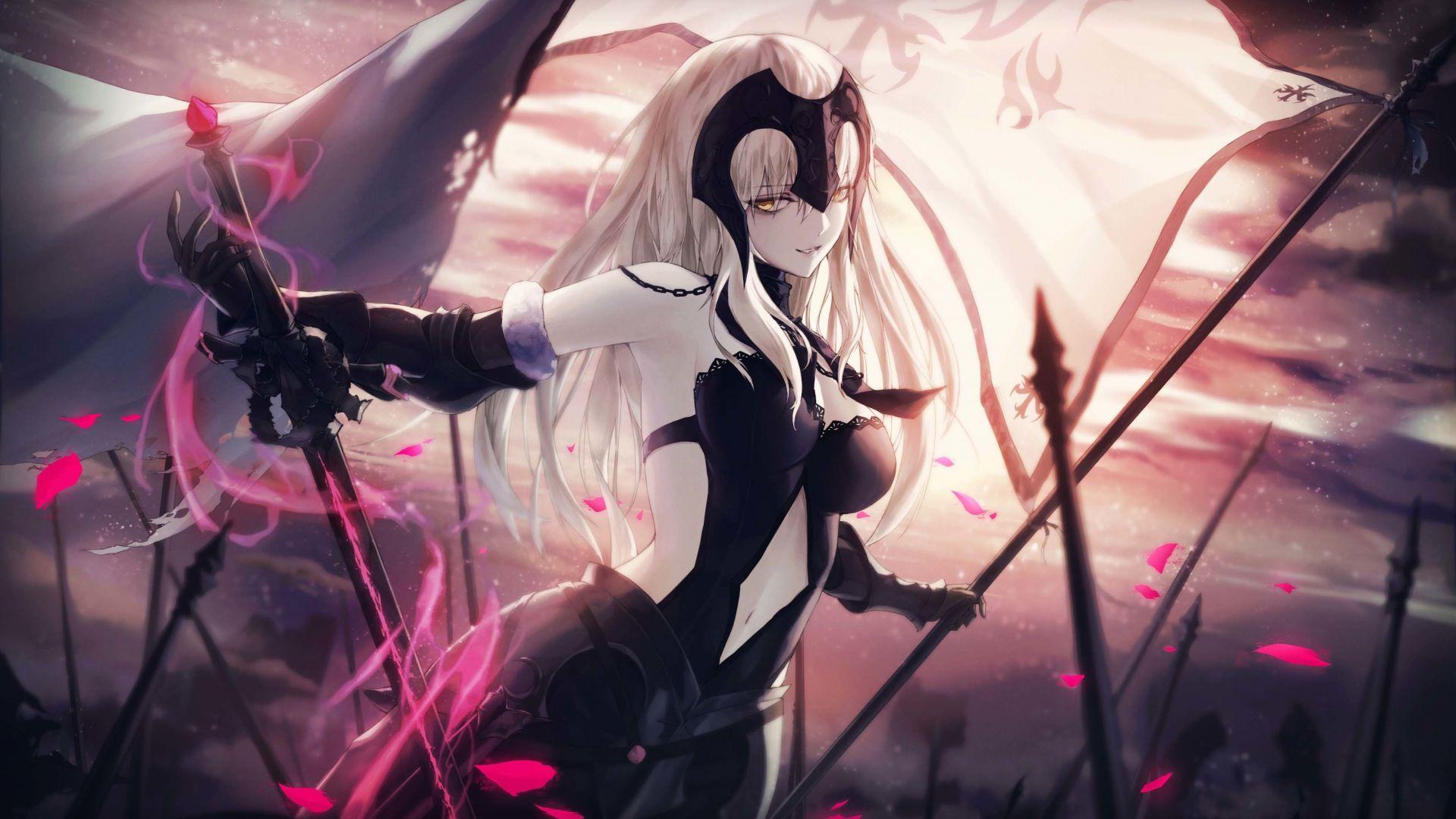 1920x1080 Desktop Wallpaper Jeanne D'arc, Fate Grand Order, Fate Series, Anime Girl, HD Image, Picture, Background, 4bba07