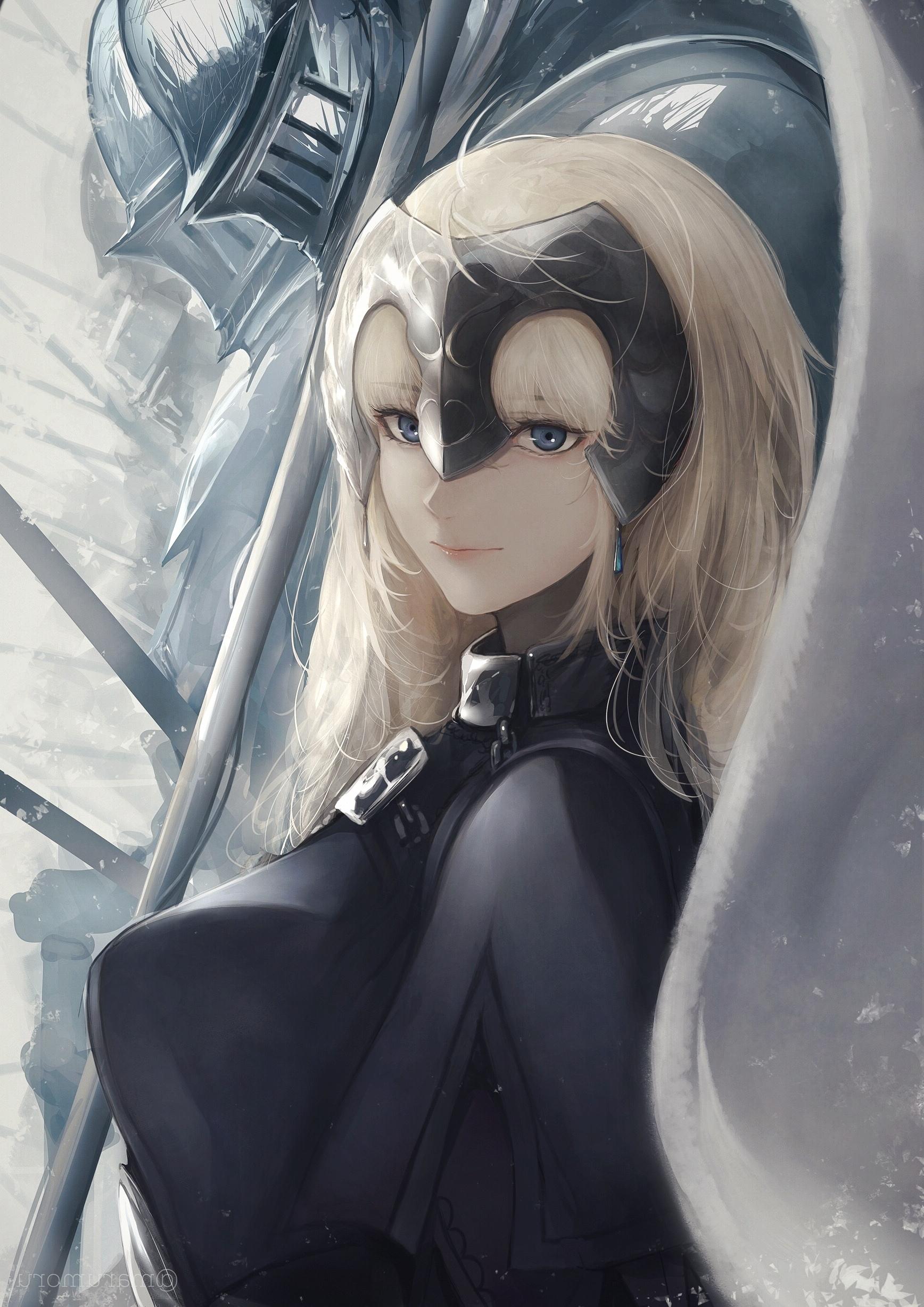1736x2455 Wallpaper Head Mask, Blonde, Fate Apocrypha, Jeanne D'arc, Fate Grand Order:1736x2455