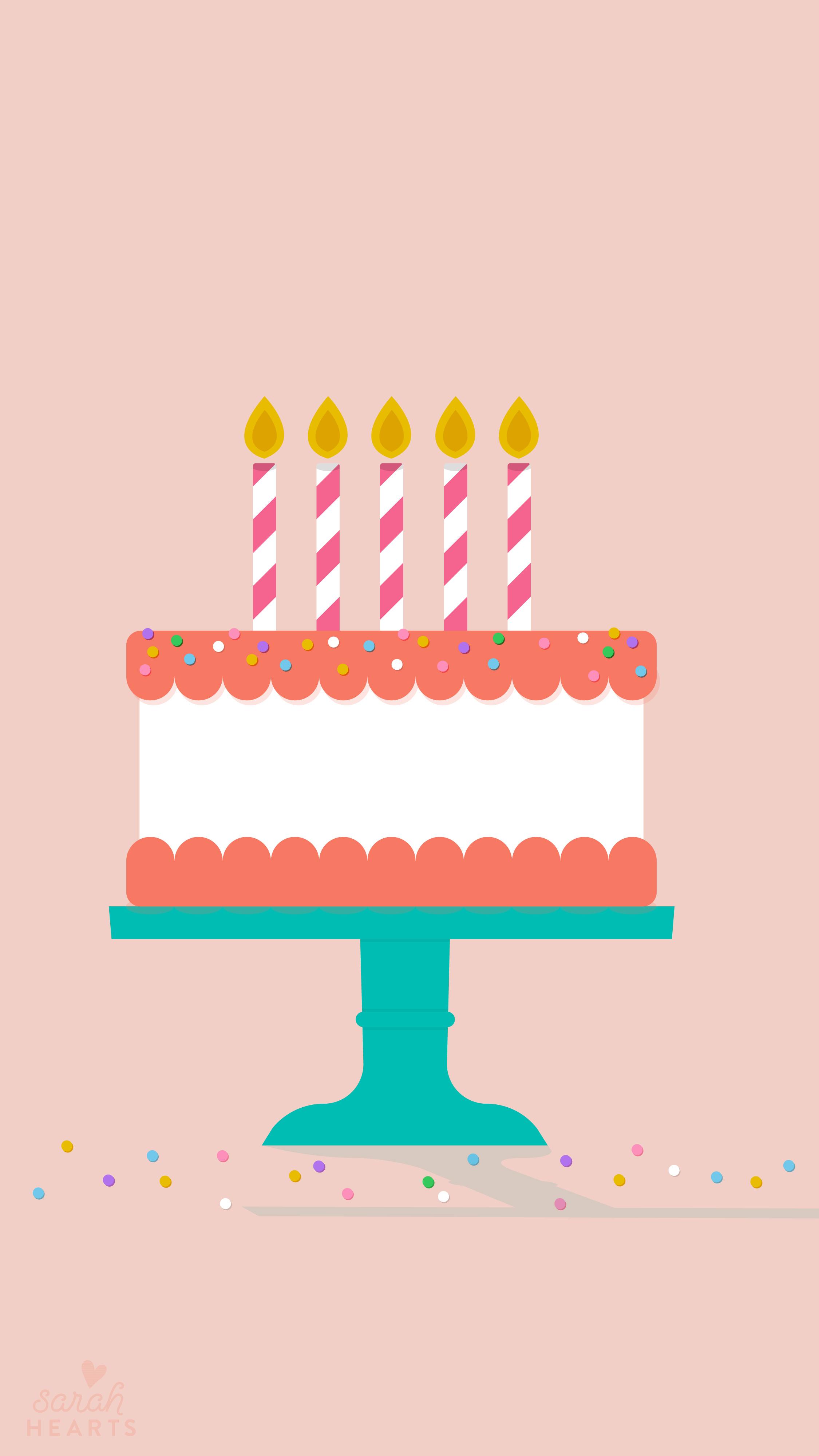 2250x4000 happy birthday wallpaper, pink, text, illustration, font, sweetness