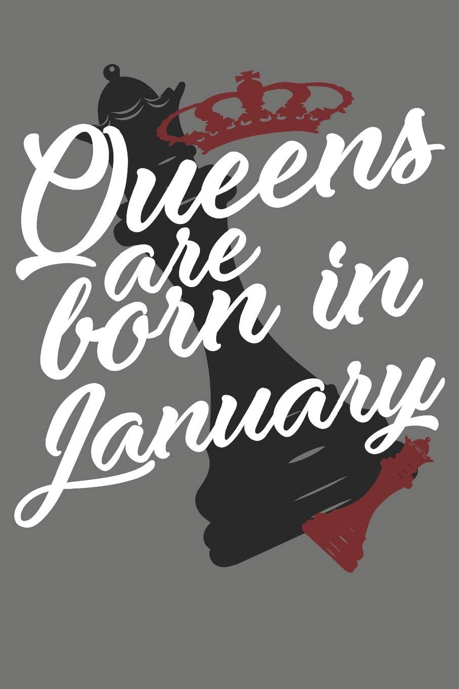 907x1360 Queens are Born in January Month Journals: 100 Page Lined Journal 6” x 9”: Daly, Happy: 9781730978708: Books