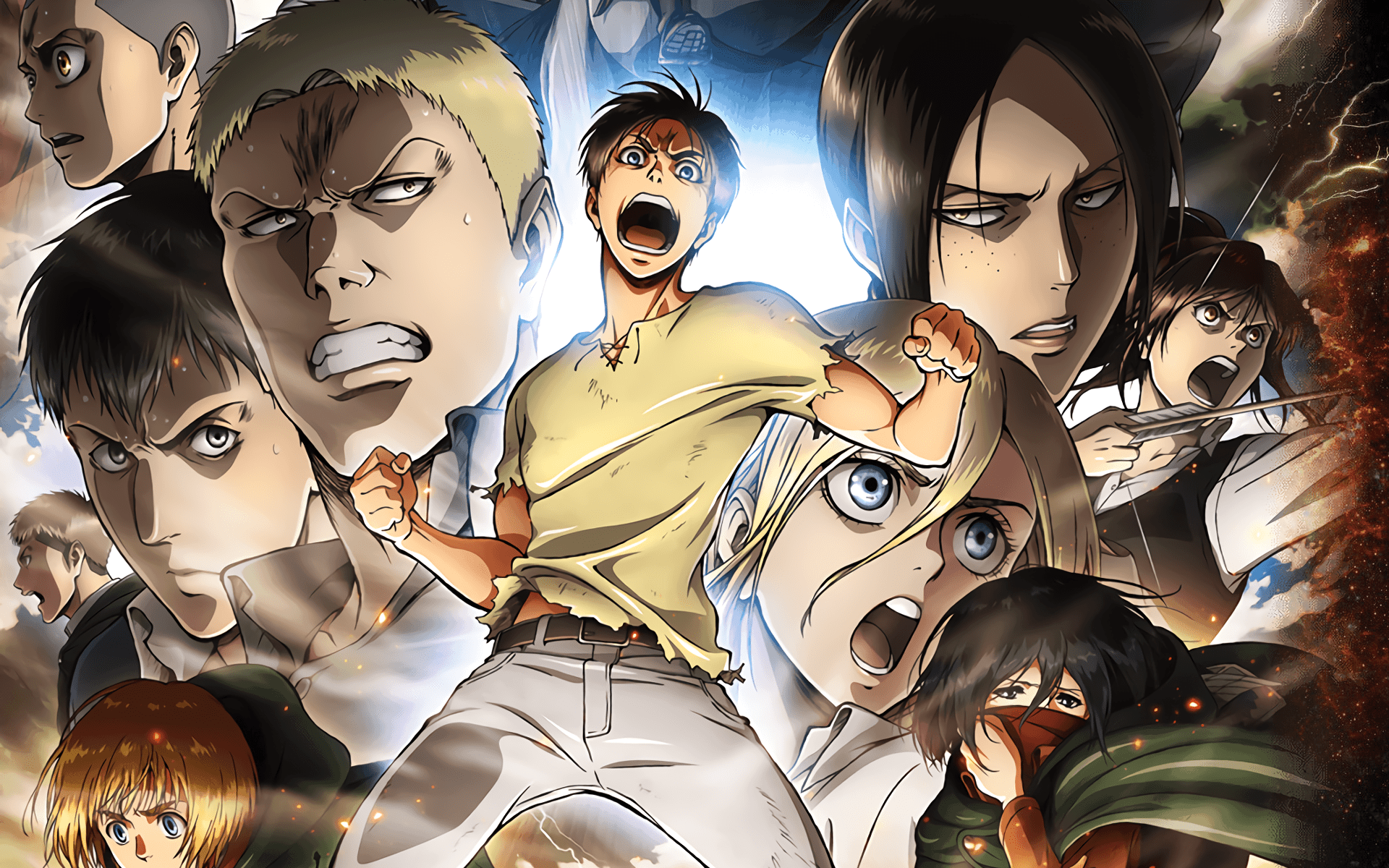1920x1200 Shingeki no Kyojin Season 2