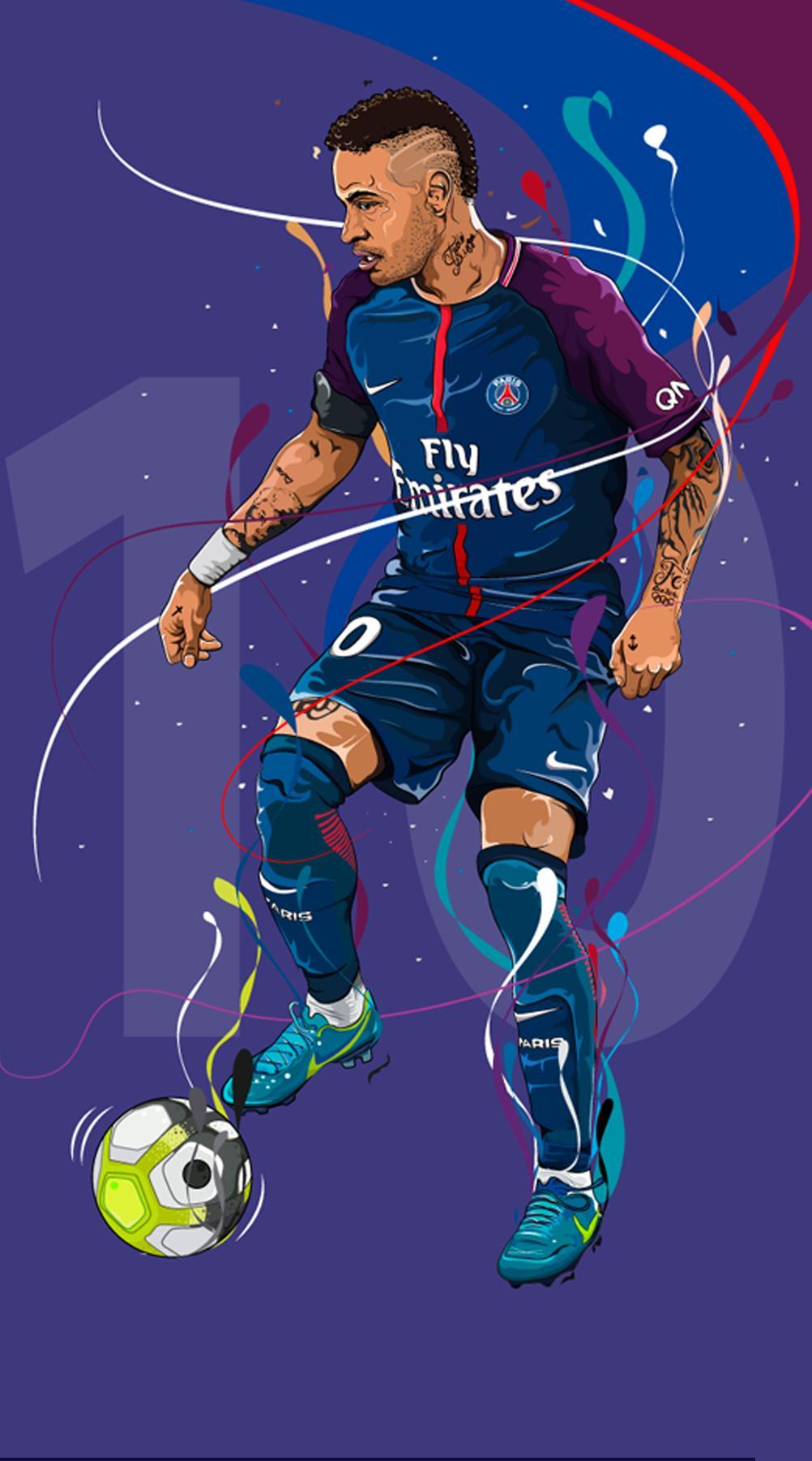 Neymar Cartoon Wallpapers - Top Free Neymar Cartoon Backgrounds ...