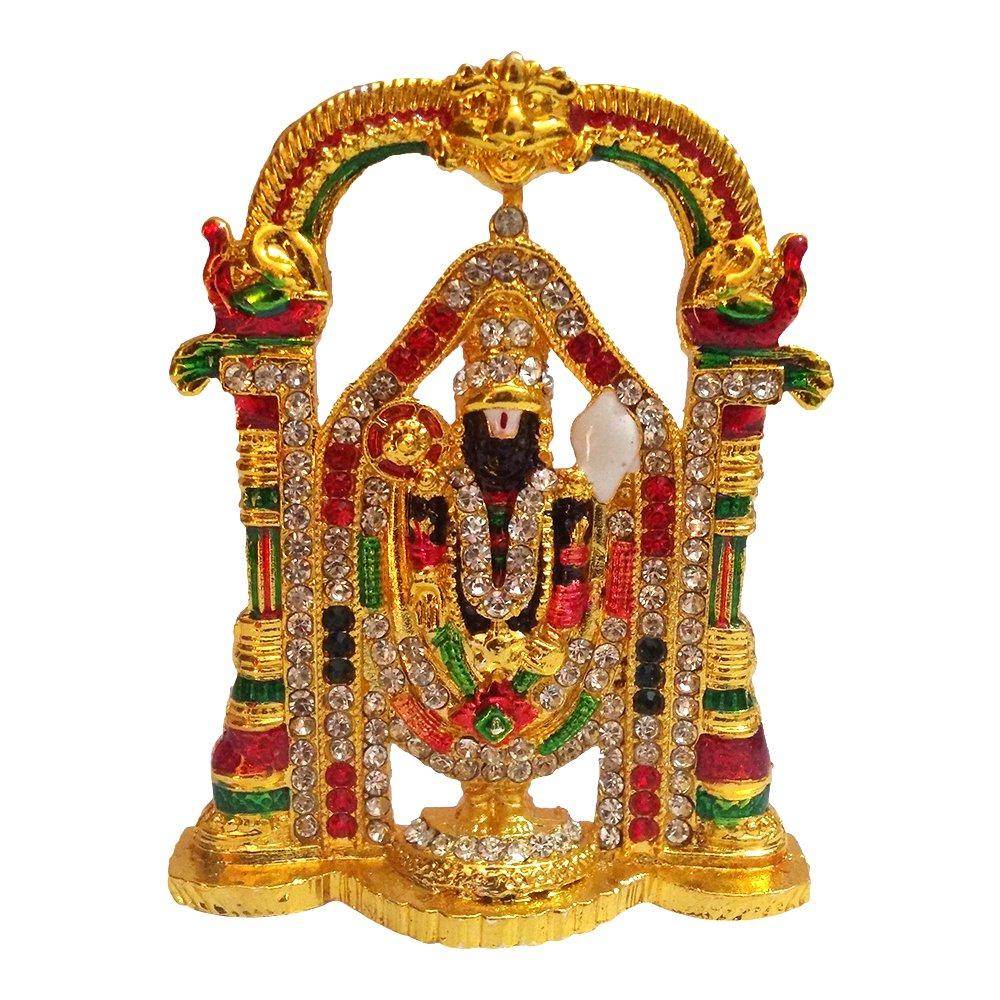 1000x1000 Gold Plated Religious God Tirupati Balaji Lord Venkateswara